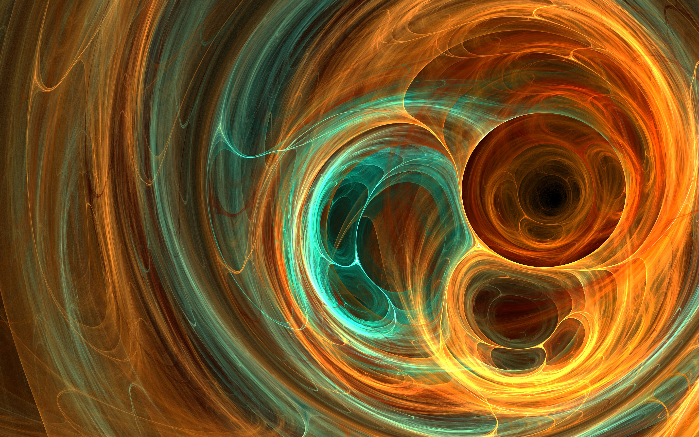 fractal texture blob light orange spiral swirl abstract light ball ...