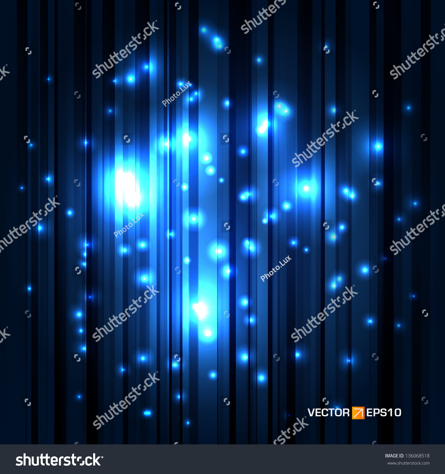 Abstract Lights Background Space Business Message Stock Vector ...