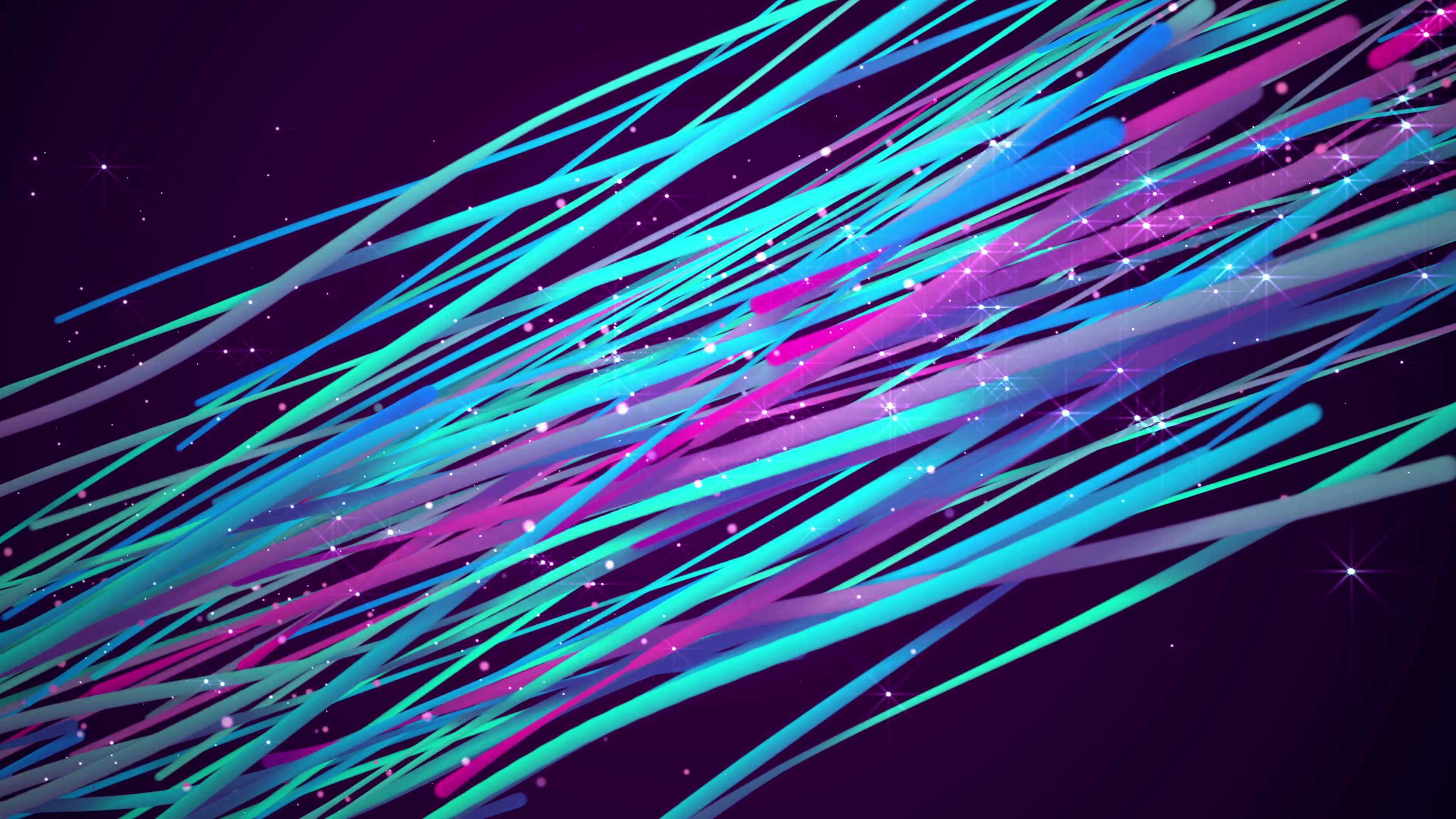 Seamless Animation of 3d colorful abstract streak line curve pattern ...