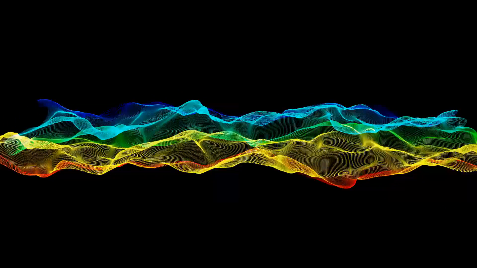 Abstract Rainbow Wave Background Motion Background - Videoblocks