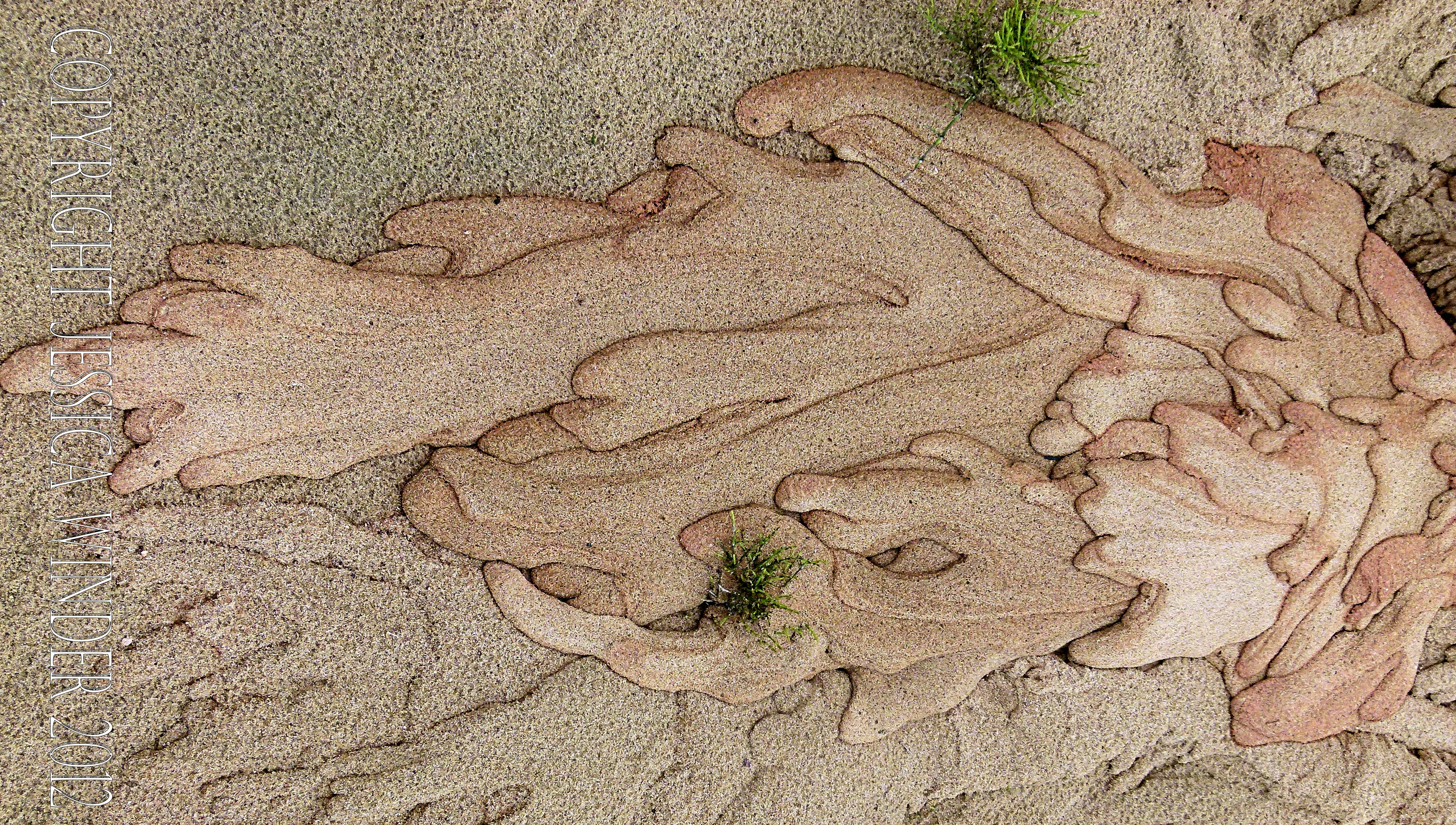 Abstract sand texture photo
