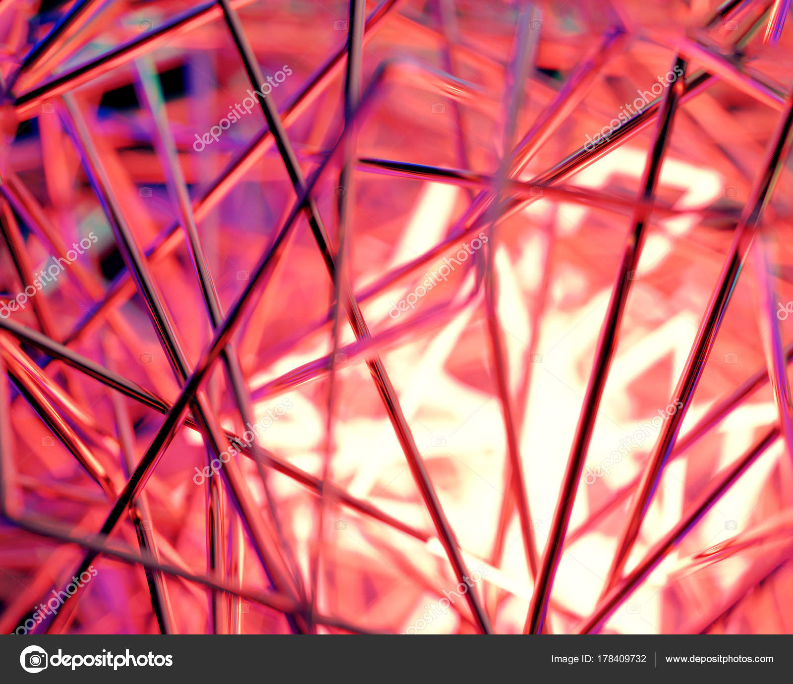 Abstract Scene Metallic Lines Lights — Stock Photo © skab3txina ...