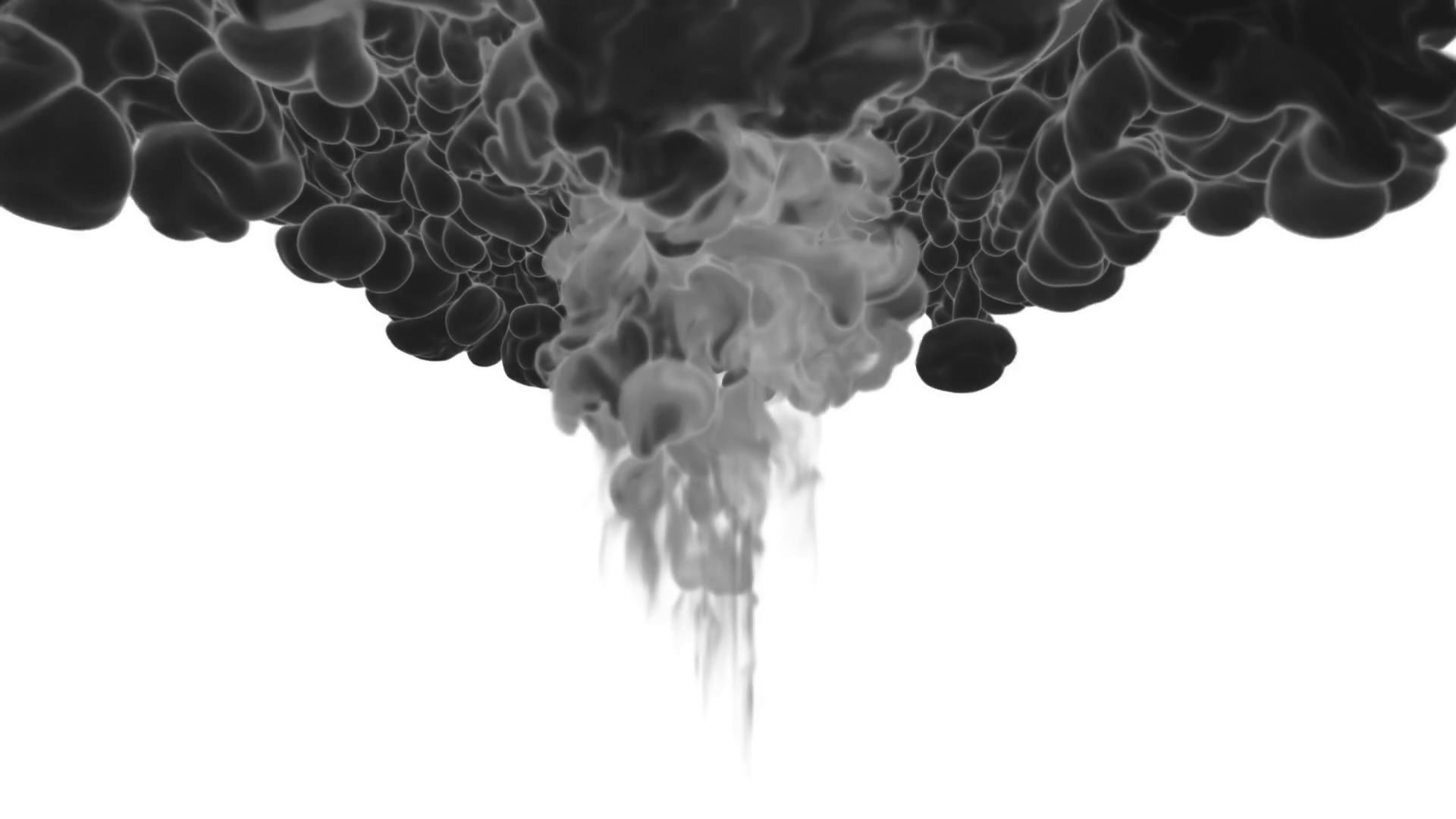 Abstract background black Ink or smoke with alpha mask for motion ...