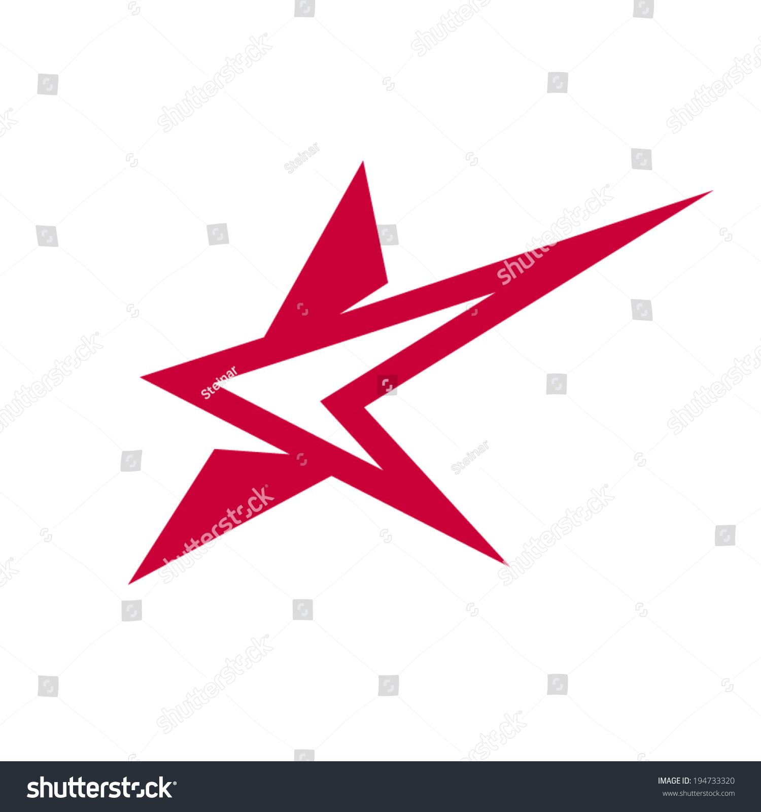 Abstract Star Sign Branding Identity Corporate Stock Vector ...