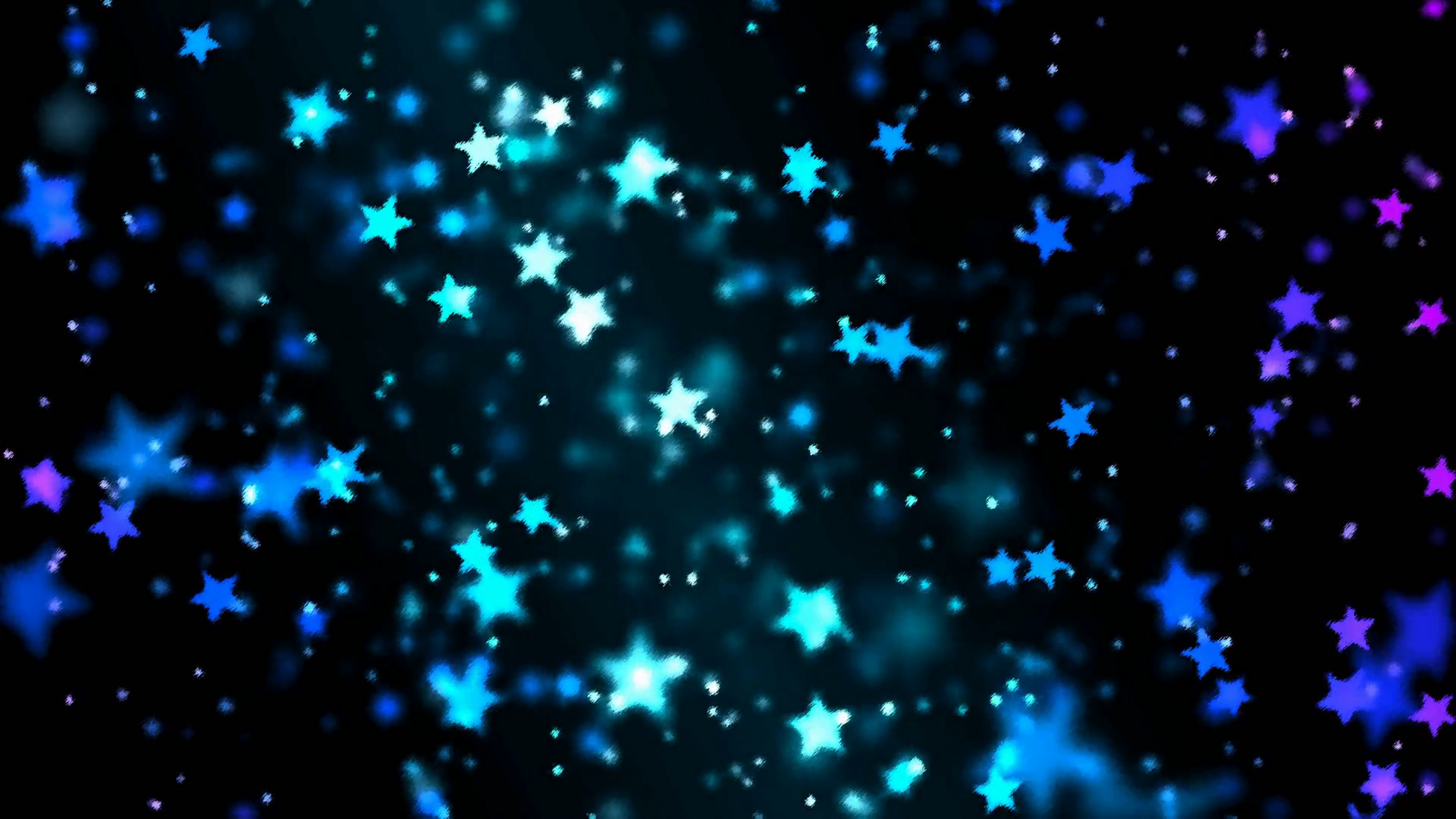 Abstract Star Particle Background - Loop Blue Motion Background ...