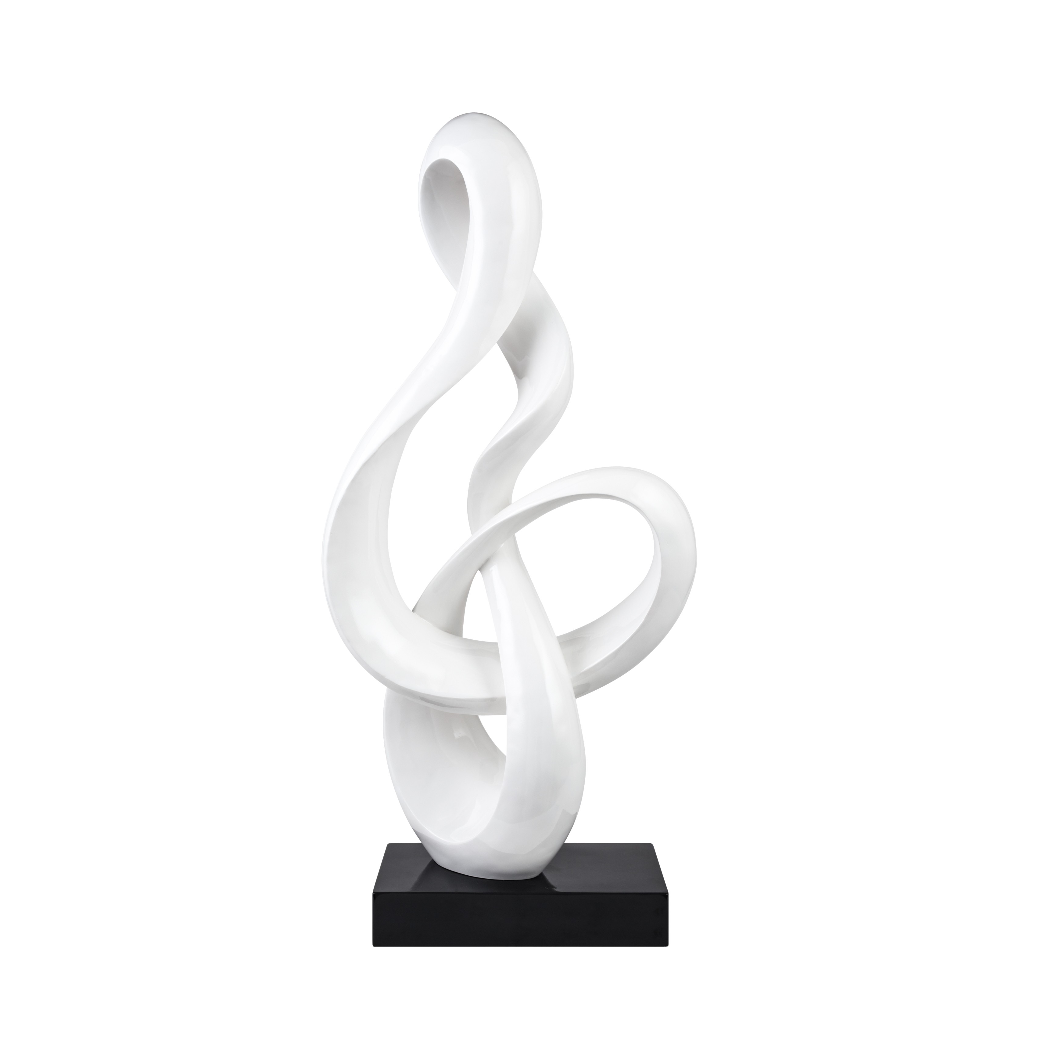 Abstract Fire- White Resin- Sculpture - Sculptures - Products