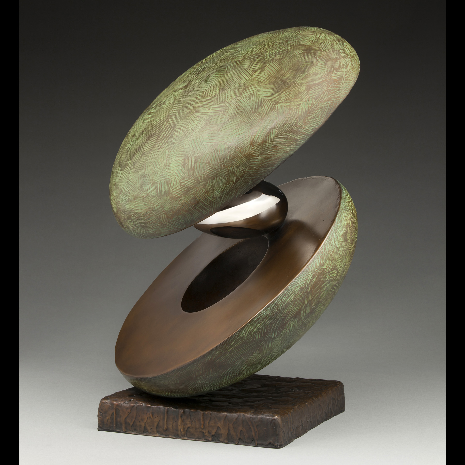 Ted Schaal Artwork: orbacado | Original Sculpture Bronze | Abstract Art