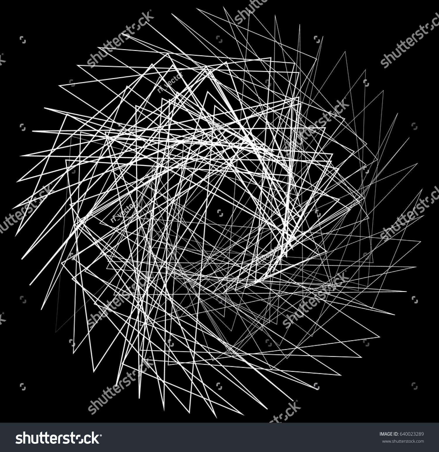 Geometric Edgy Random Shape Abstract Textured Stock Vector 640023289 ...