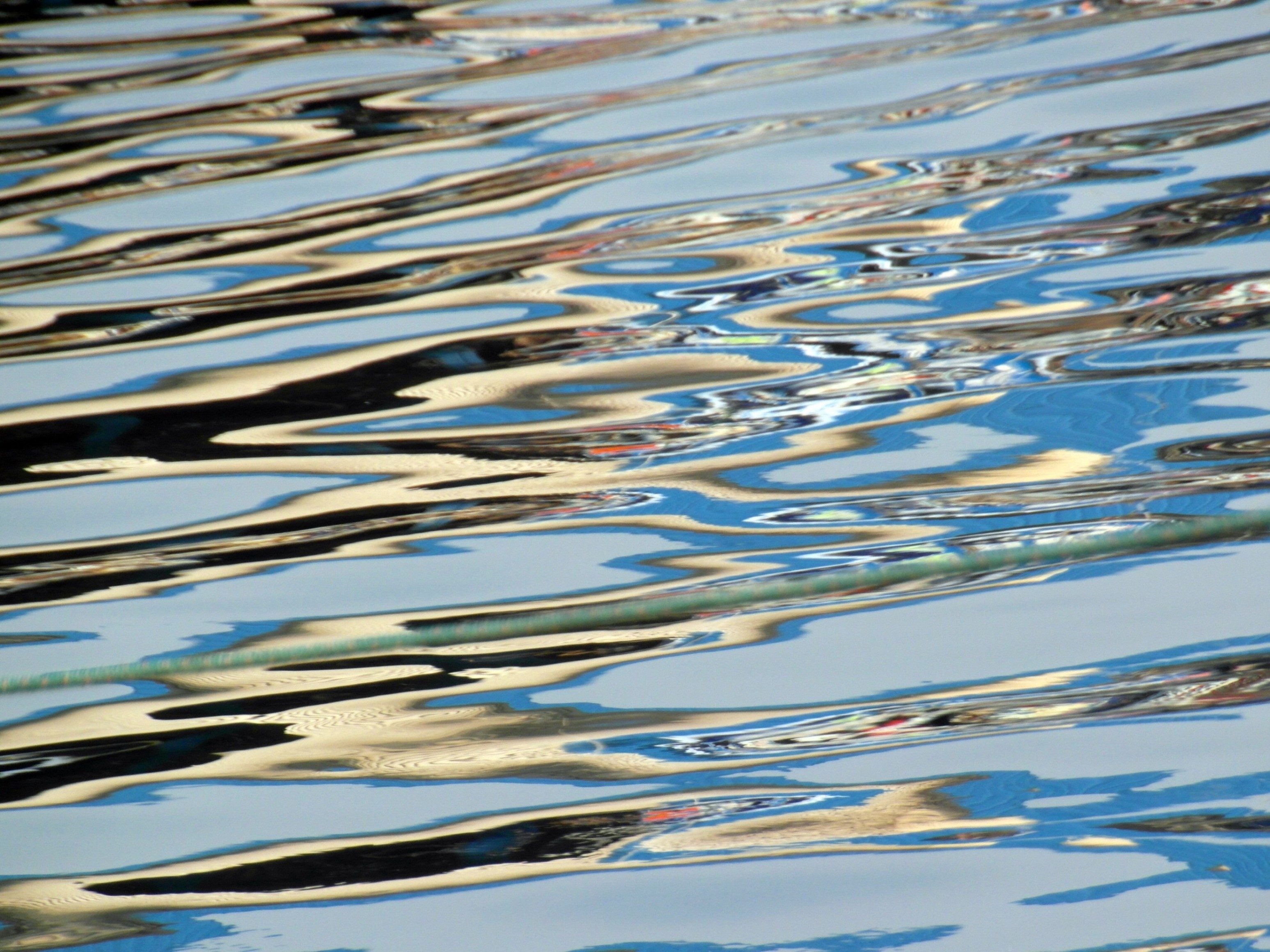 Abstract Water Ripples, Abstract, Backgroundtextur, Blue, Color, HQ Photo