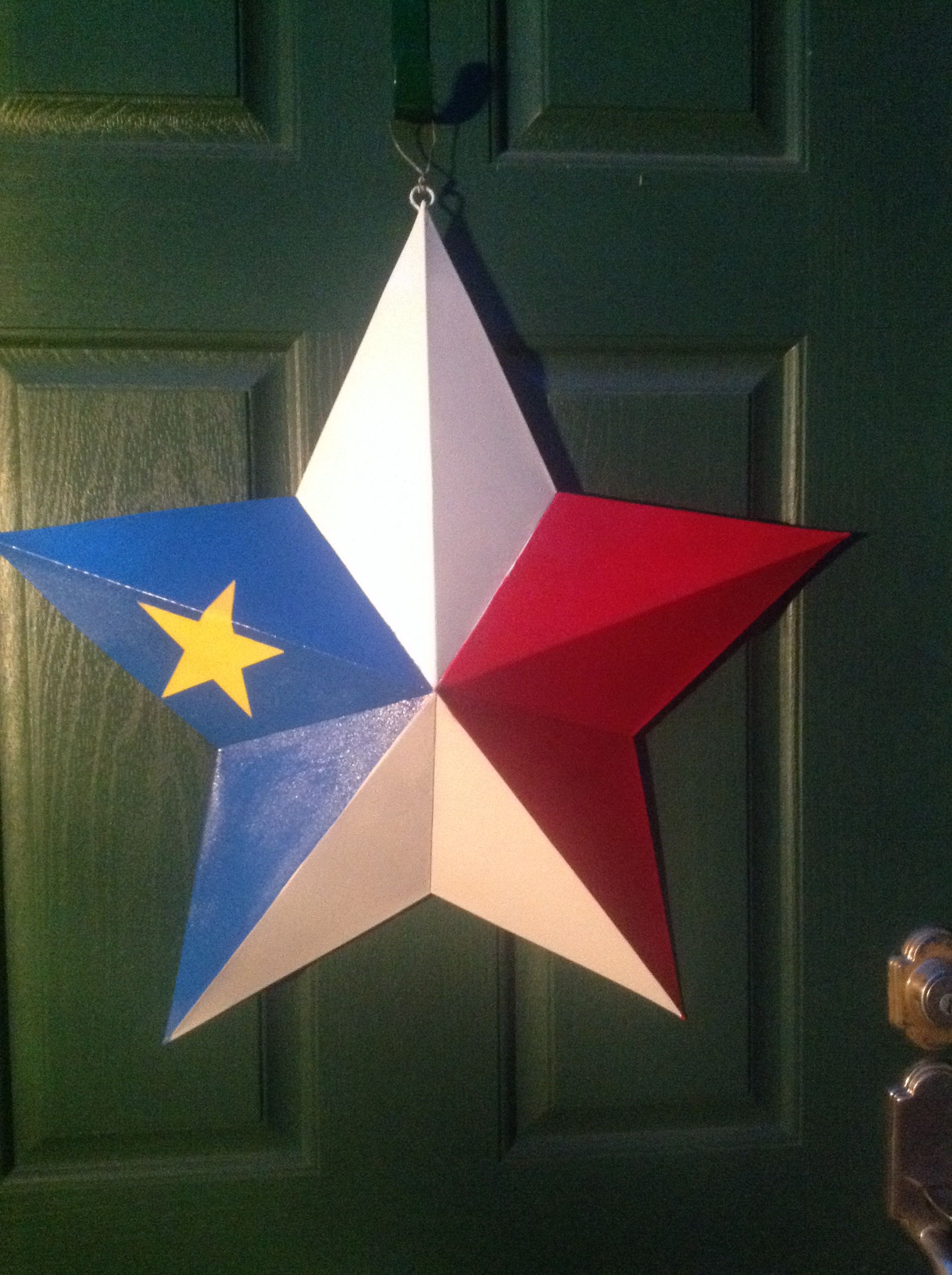Beautiful Acadian Flag Star for my family up North. | Acadian Flag ...