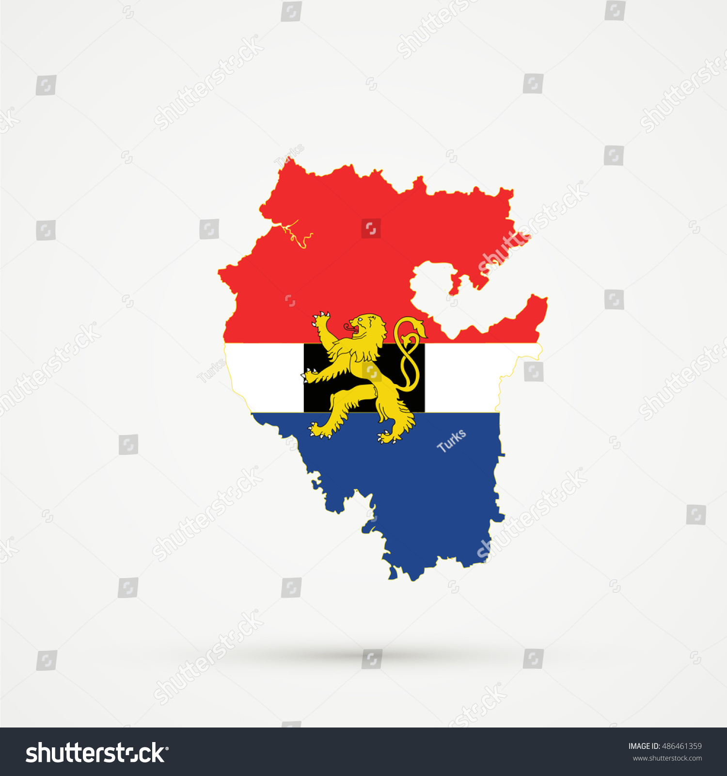 Bashkortostan Map Benelux Flag Colors Stock Illustration 486461359 ...