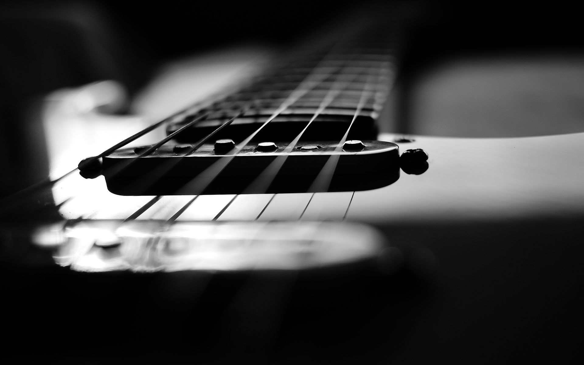 Black And White Guitar Wallpapers Group (69+)