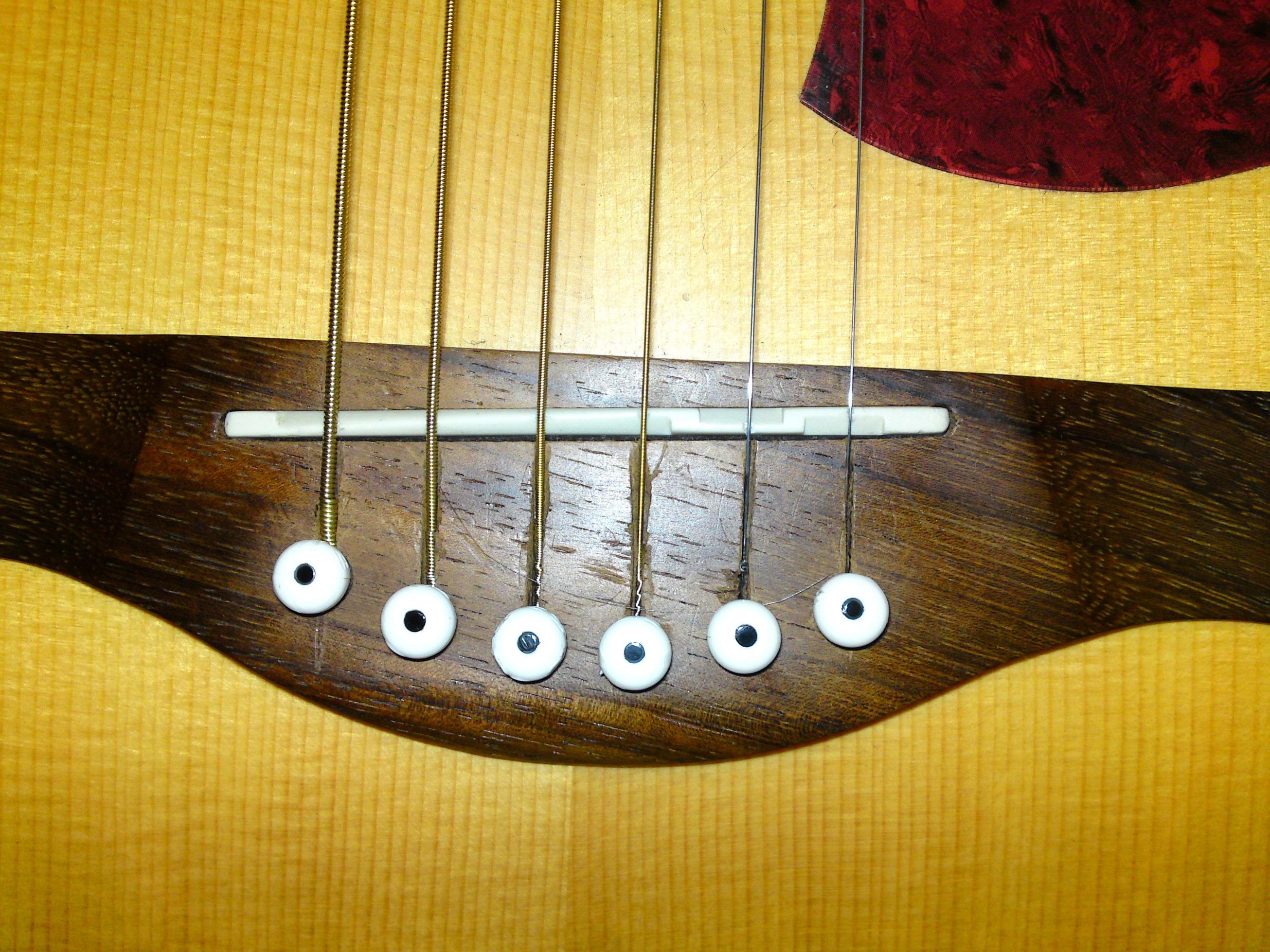 tuning - Why is my guitar's saddle at an angle? - Music: Practice ...