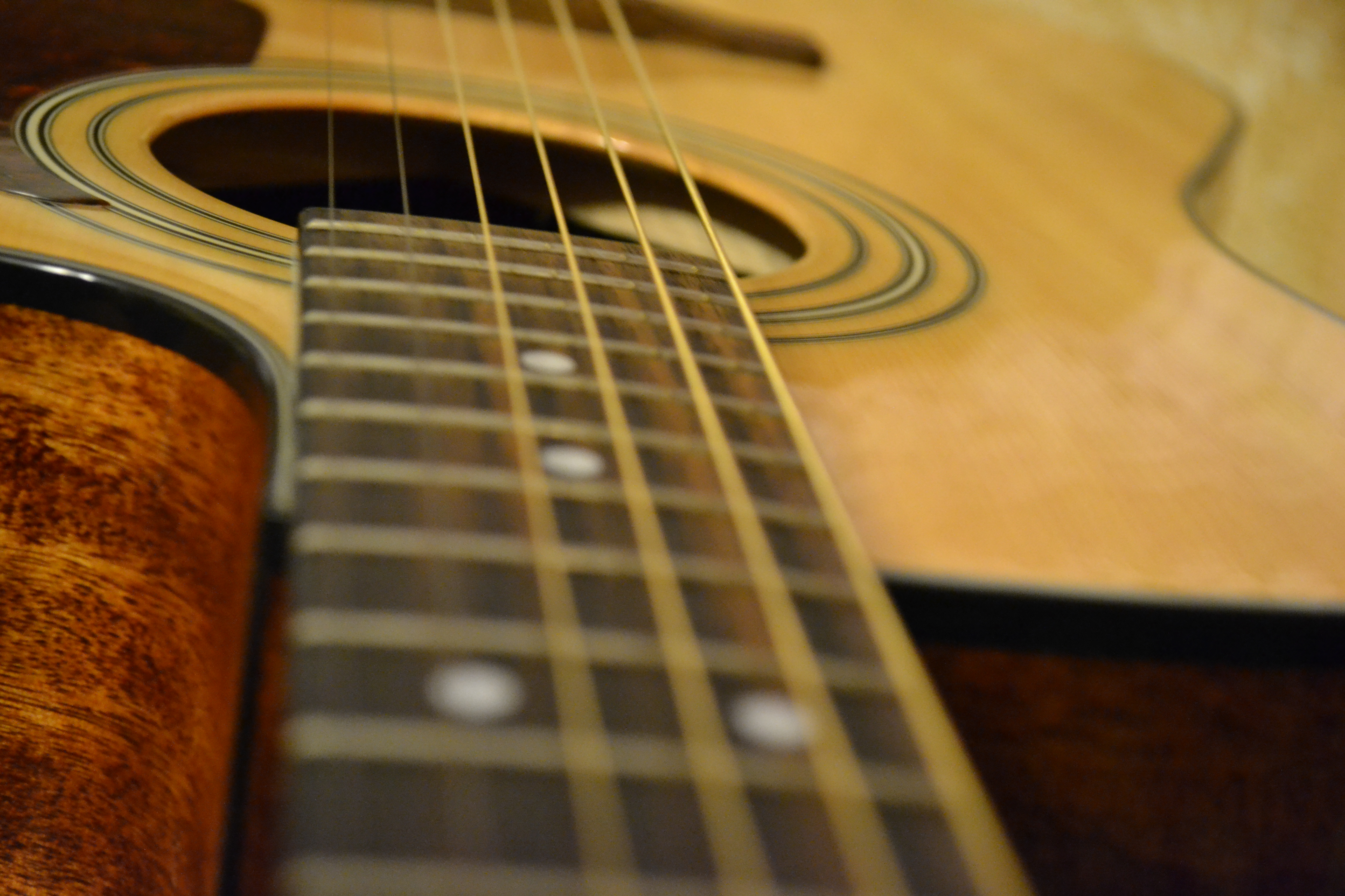 Acoustic guitar neck, Acoustic, Body, Fingerboard, Guitar, HQ Photo