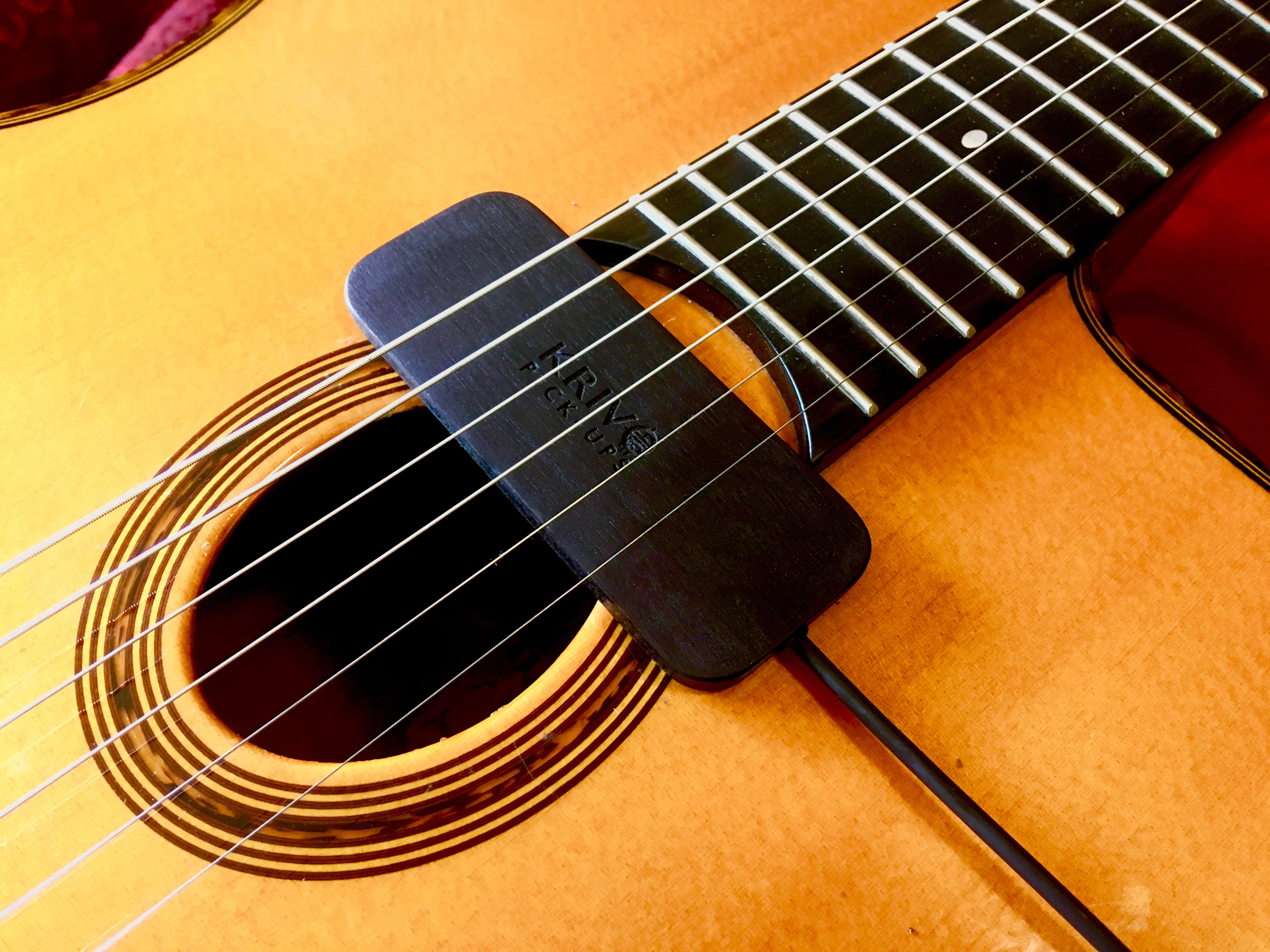 Krivo Nuevo Black Single Coil Gypsy Jazz Guitar Pickup - DjangoBooks.com