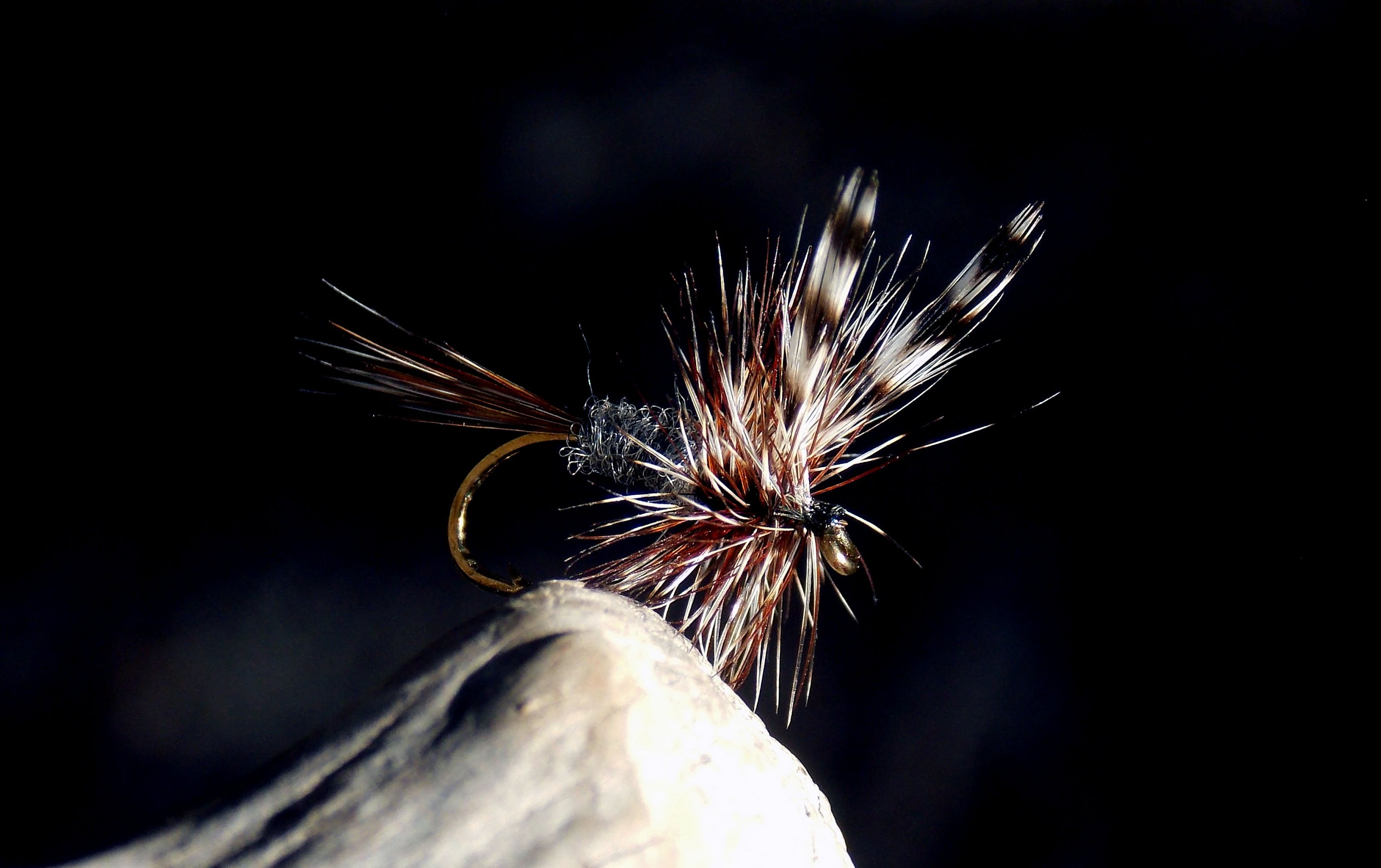 Adams dry fly tying instructions - YouTube