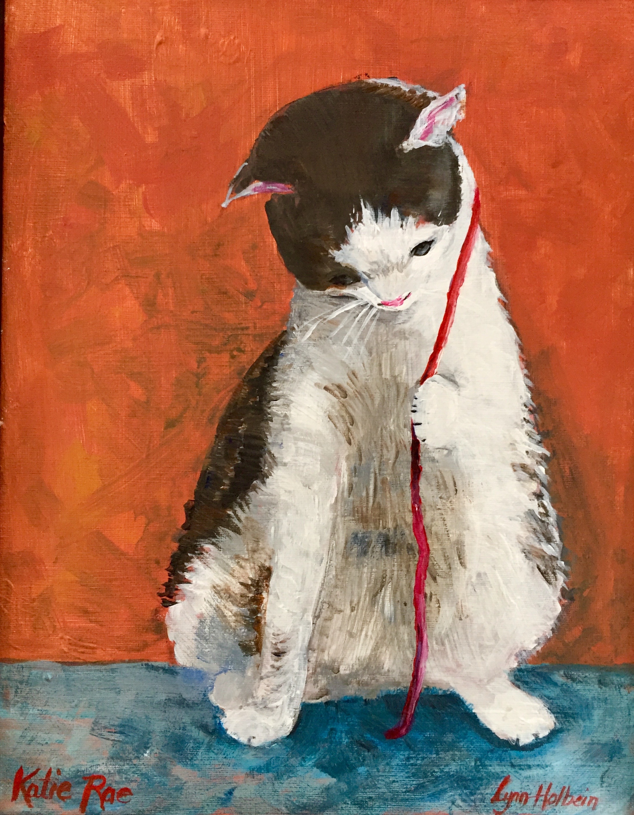 Maryland's Most Adorable Cat – Watercolors by Lynn Holbein