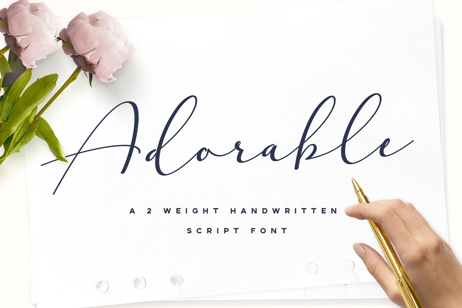 Adorable Handwritten Script Font - Script Fonts | Creative Market Pro