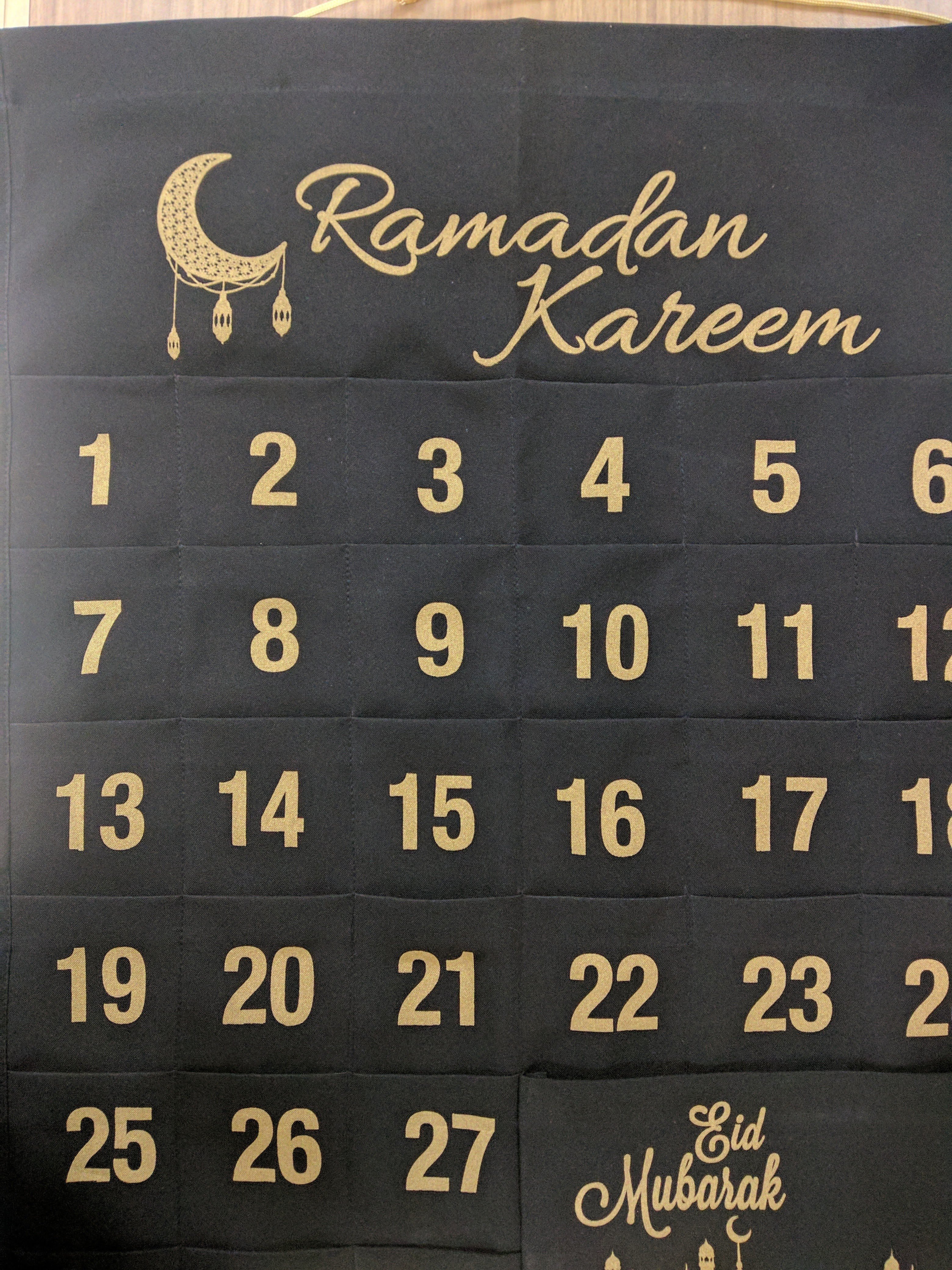 Modah | Ramadan Advent Calendar - Black