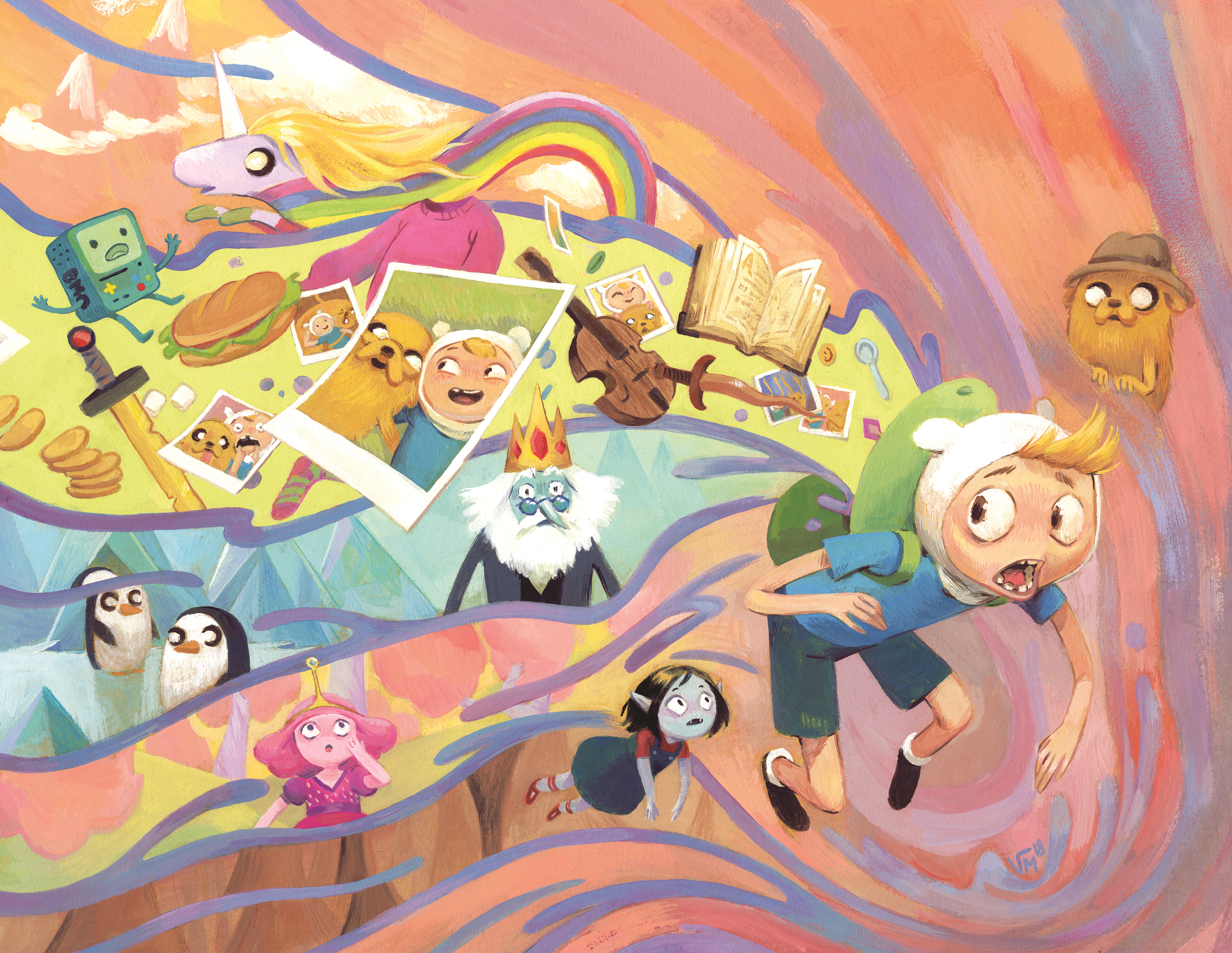 What time is it? Time to check out a preview of Adventure Time ...