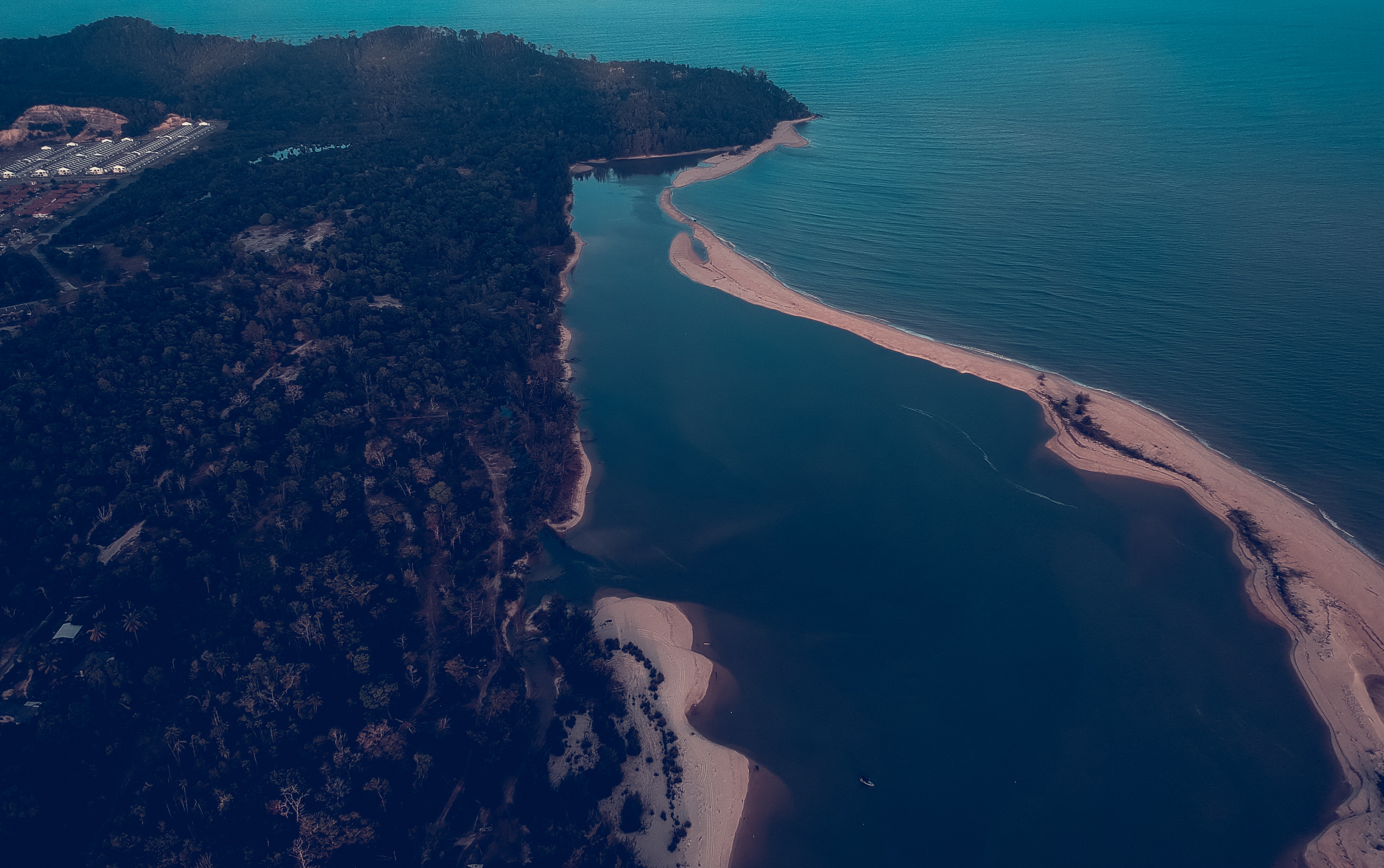 Aerial Photo of Island, Bay, Outdoors, Trees, Travel, HQ Photo