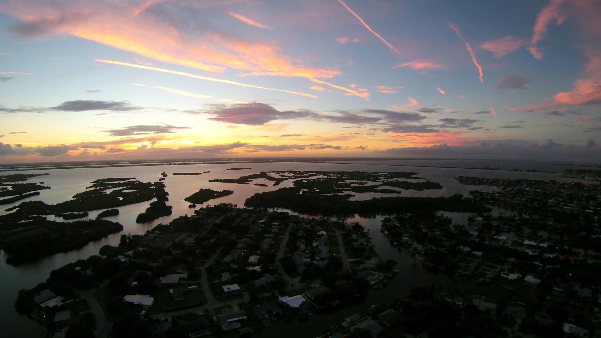 Cocoa Beach Sunset Aerial Drone Video Yuneec Q500 Typhoon - YouTube