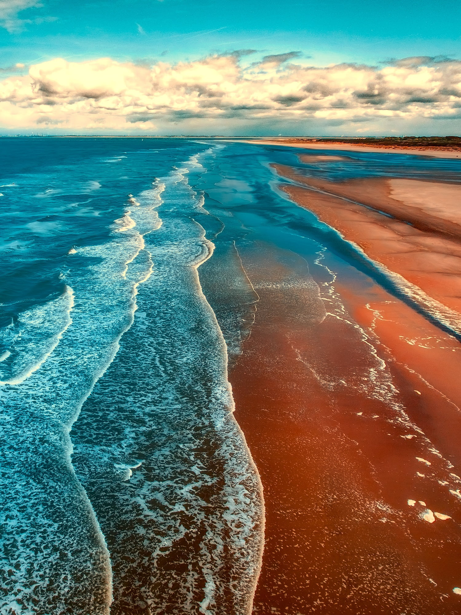 Aerial image of seashore HD wallpaper | Wallpaper Flare