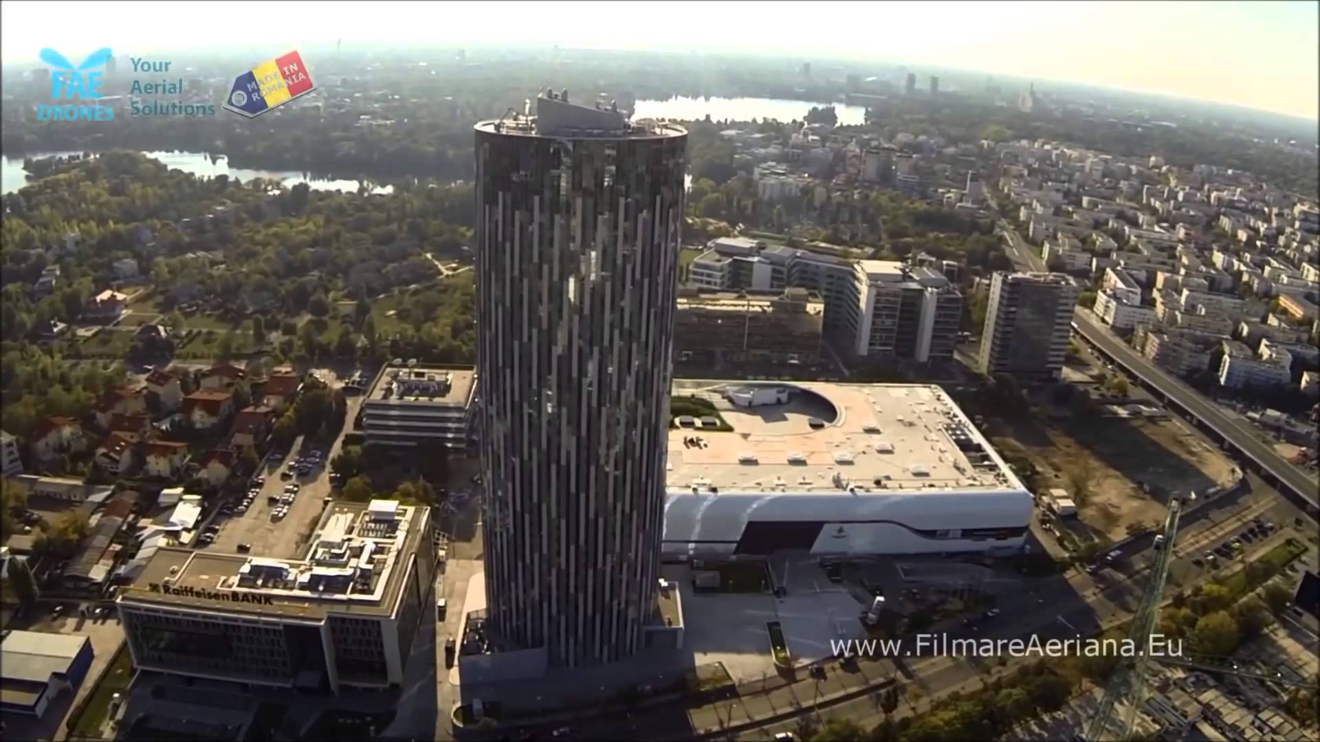 The beauty of Bucharest from the air - aerial view of bucharest ...