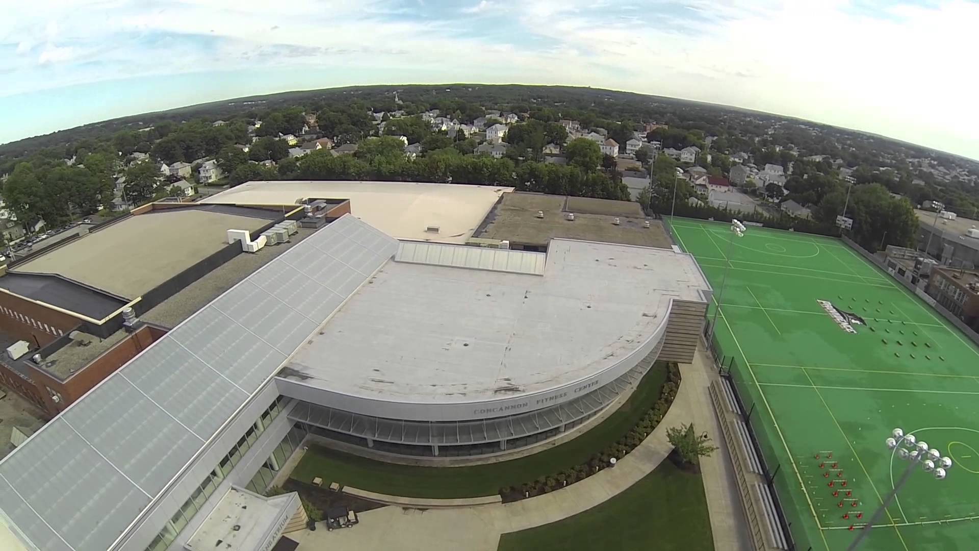 Aerial View of Providence College - YouTube