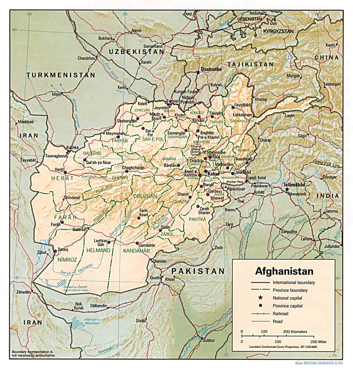 Afghanistan Maps - Perry-Castañeda Map Collection - UT Library Online