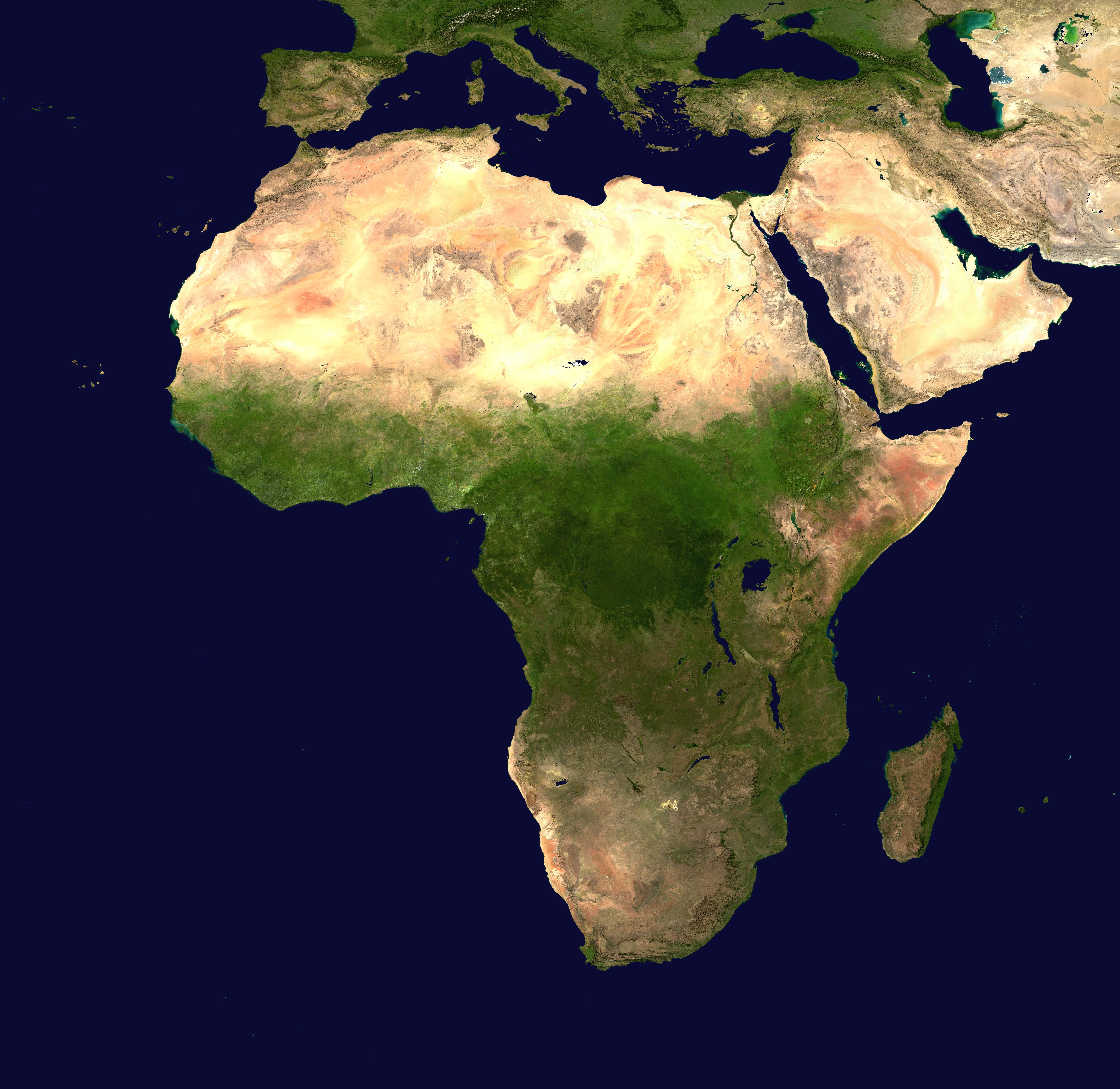 Geography of Africa - Wikipedia