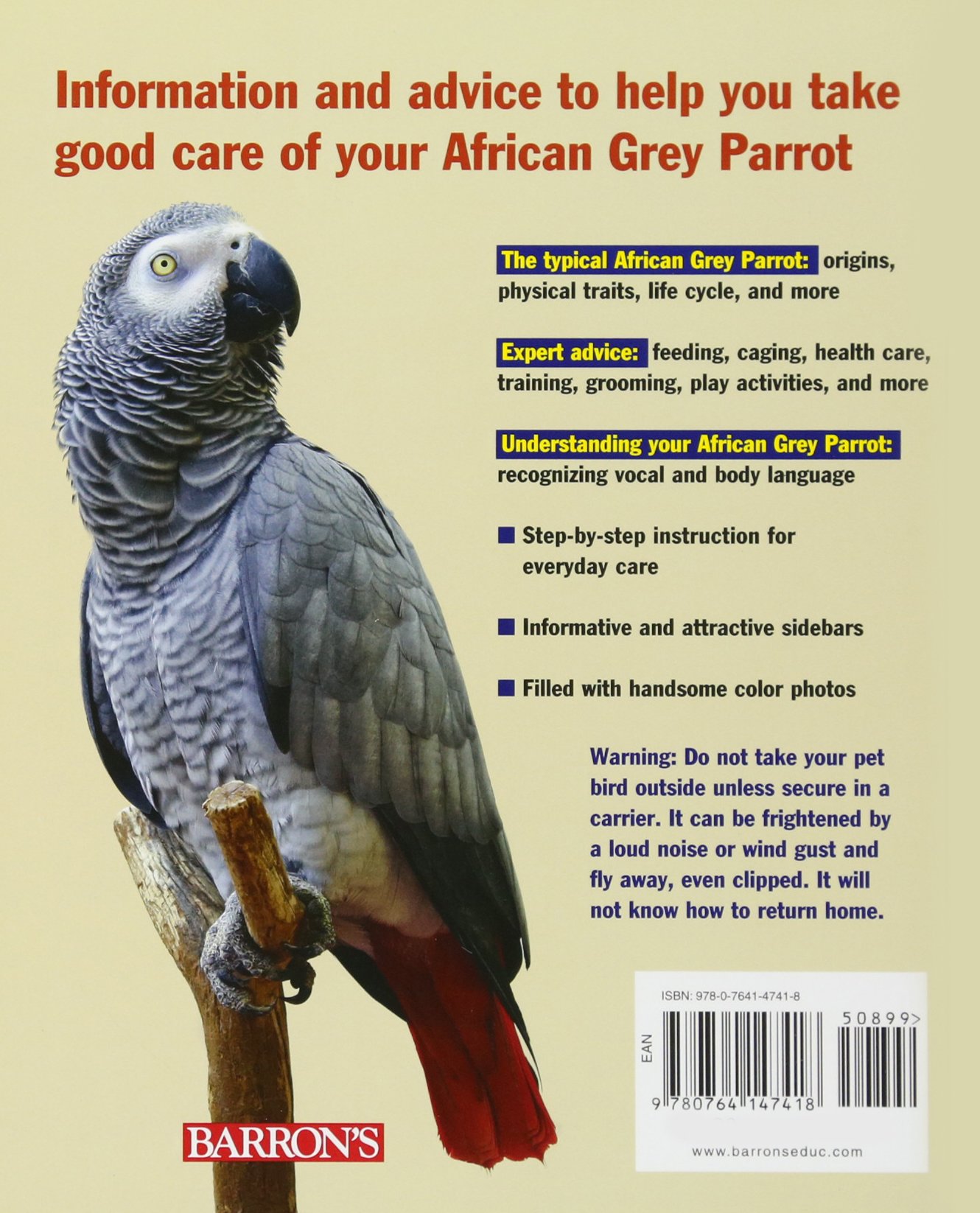 African Grey Parrots (Complete Pet Owner's Manual): Margaret T ...