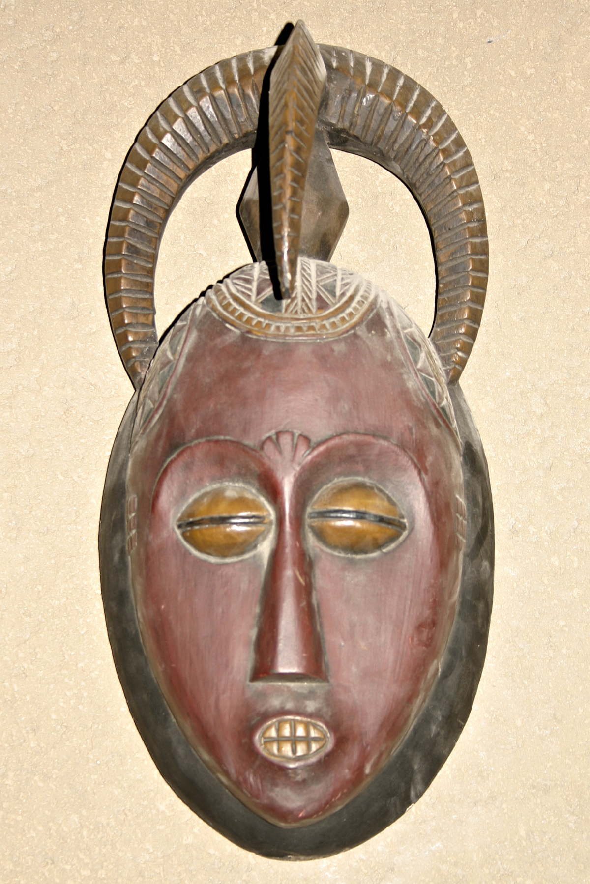 African tribal mask photo