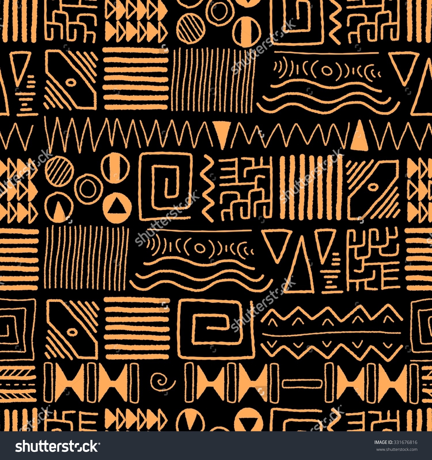 tribal patterns African | African Ethnic Pattern - Tribal Art ...