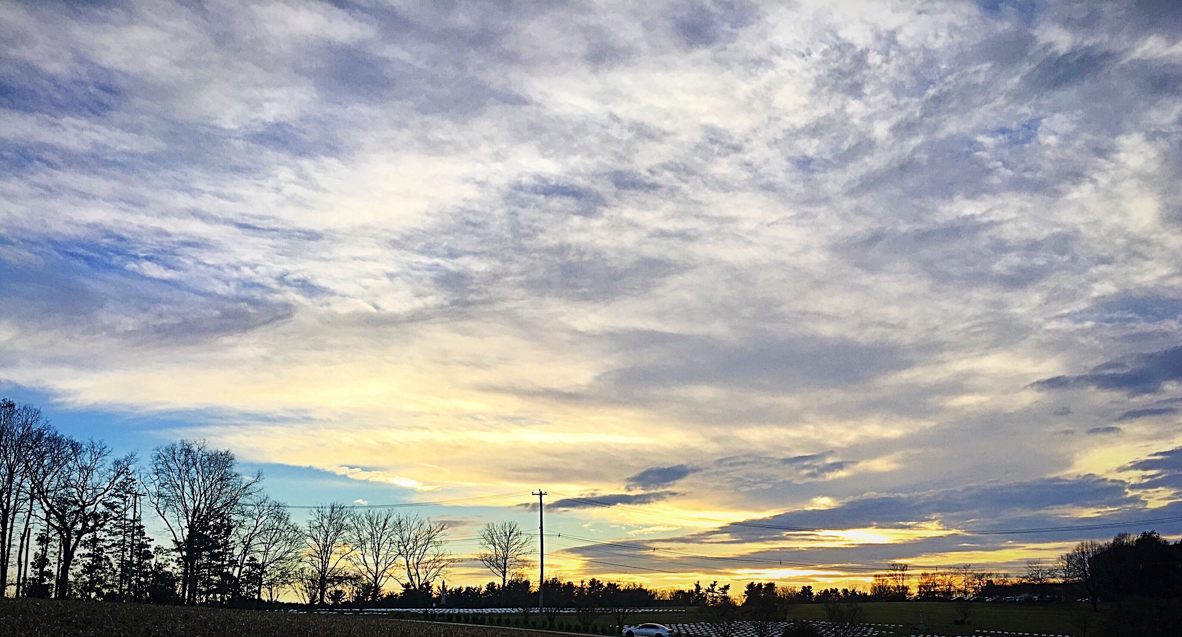 december afternoon sky | chestercountyramblings