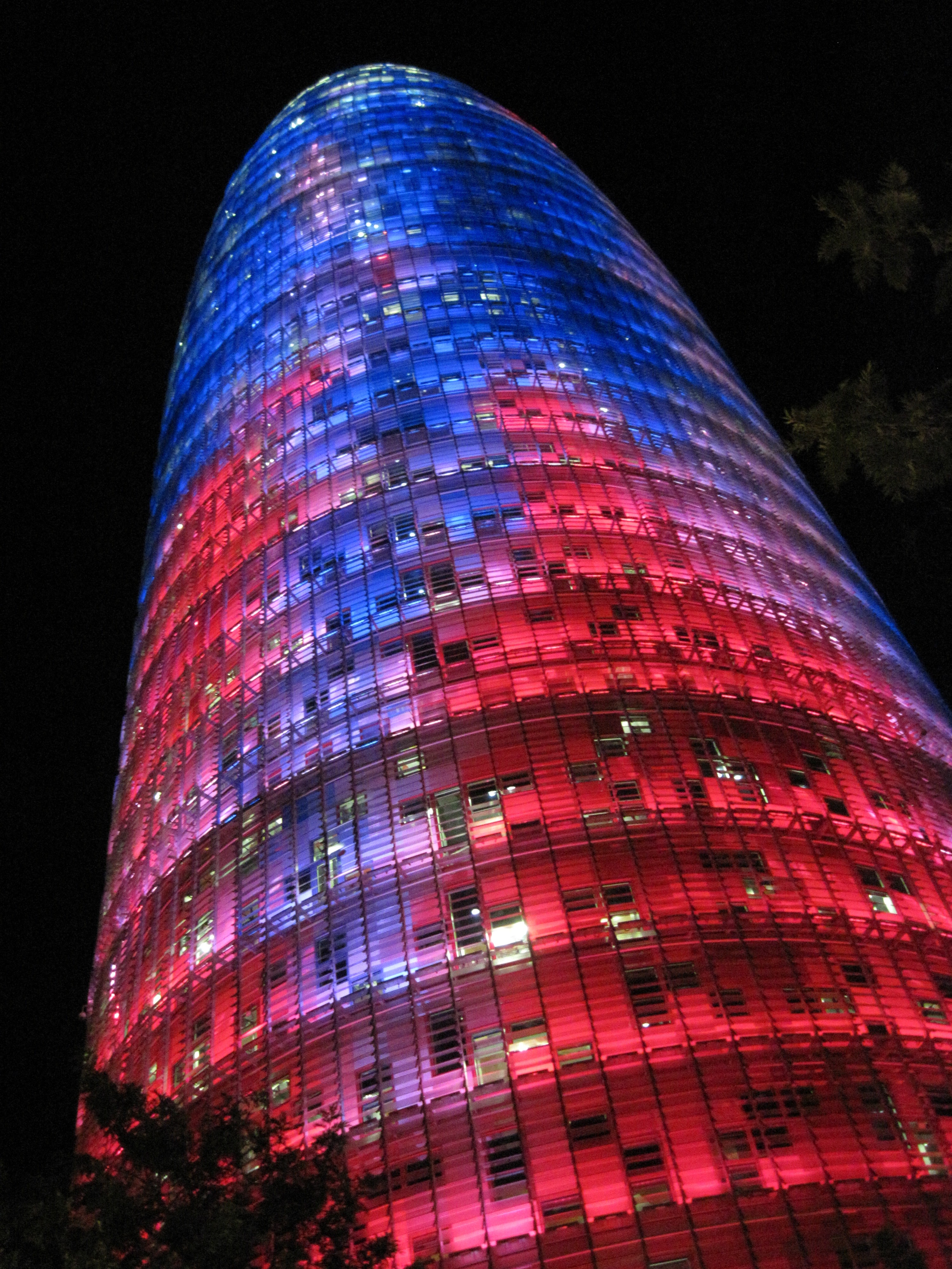 Agbar tower in barcelona photo