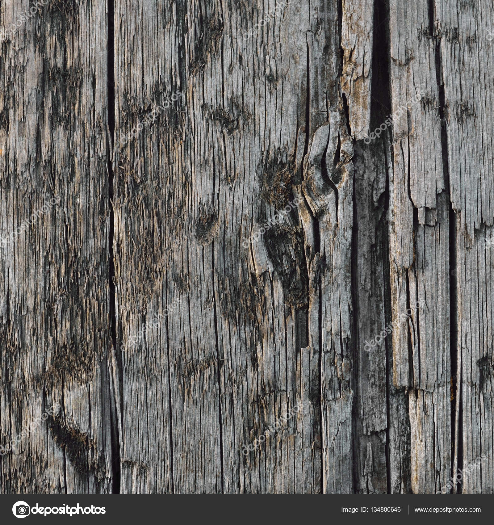 Natural Weathered Grey Tan Taupe Wooden Board, Cracked Ruined Rough ...