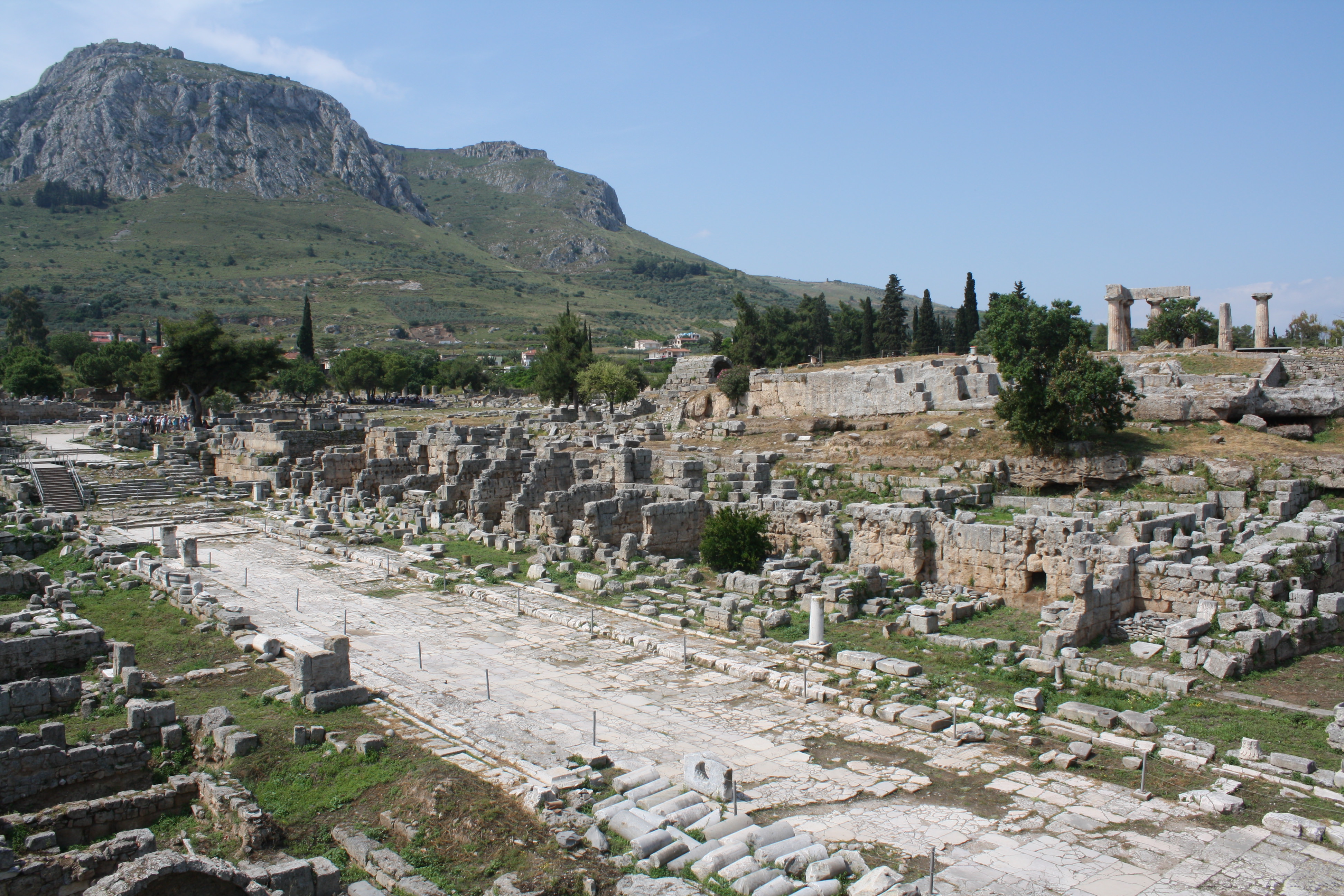 Agora, Corinth (Illustration) - Ancient History Encyclopedia