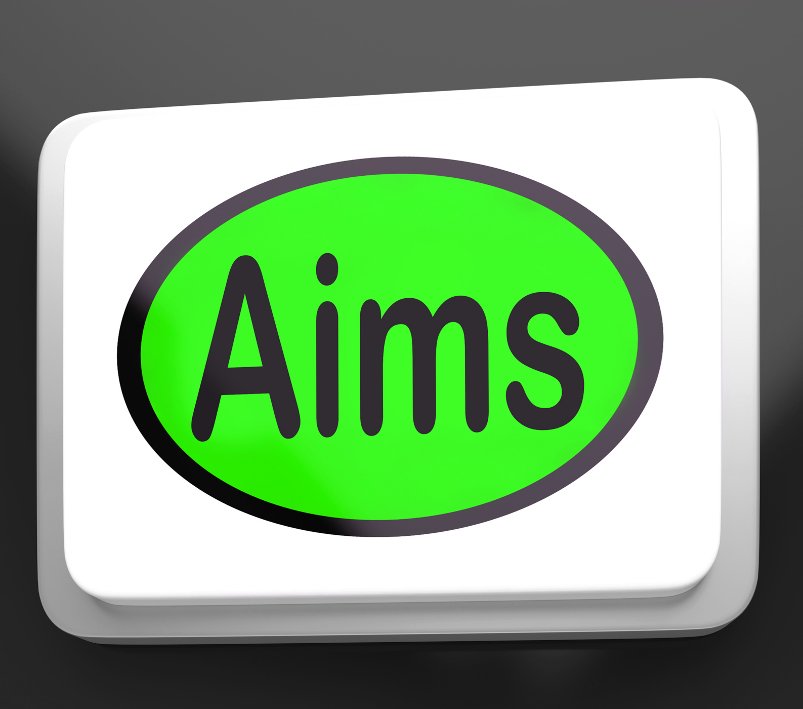Aims Button Shows Targeting Purpose And Aspiration, Aim, Aiming, Aims, Ambition, HQ Photo