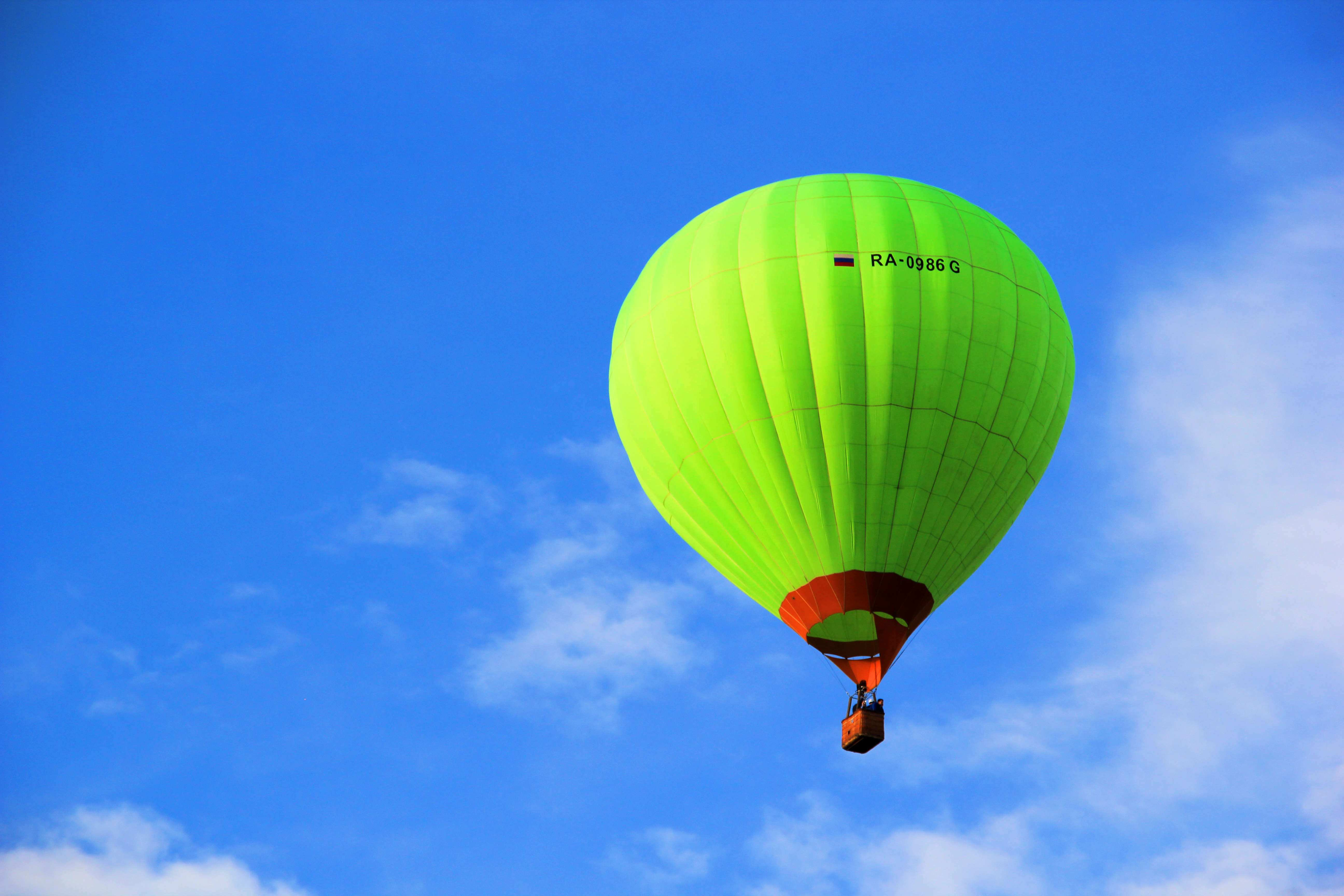 Air balloon in the sky photo