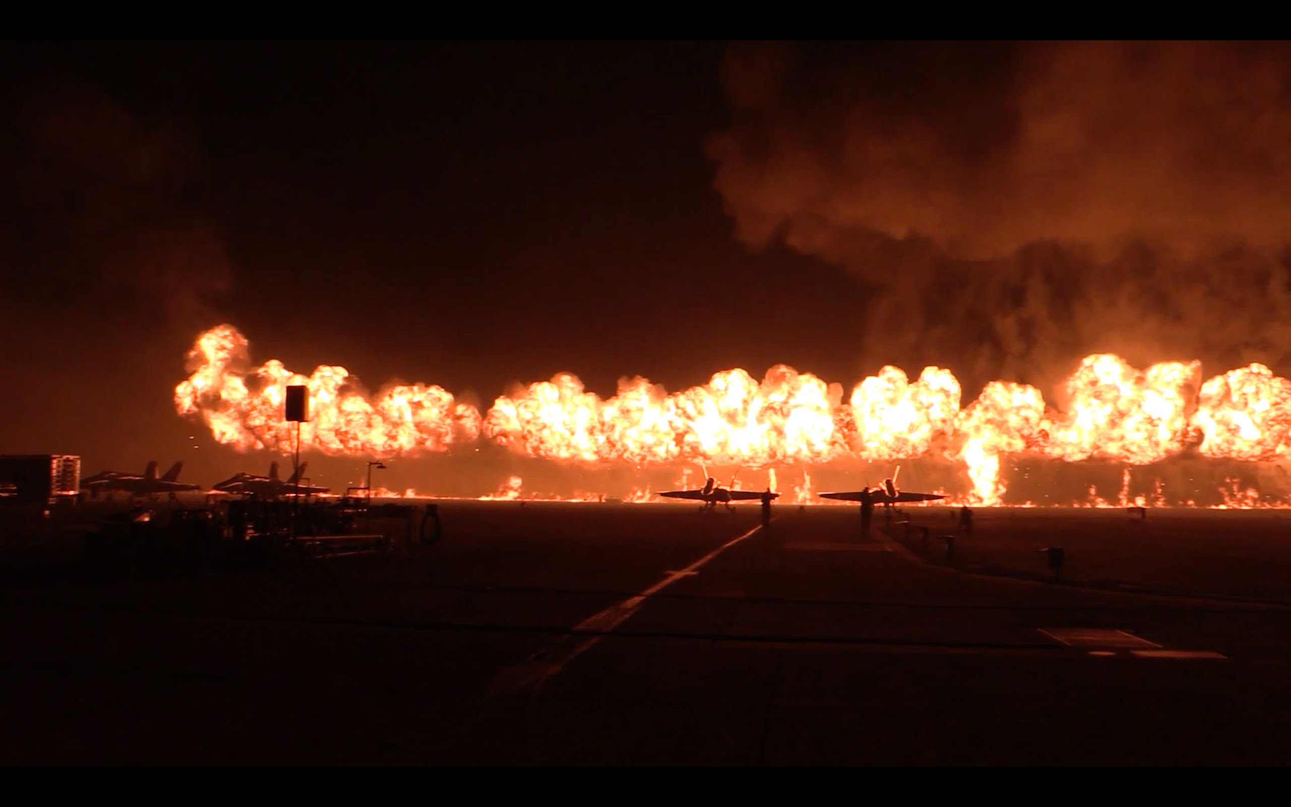 MCAS Miramar Airshow 2014 Finale - Wall of Fire! - YouTube
