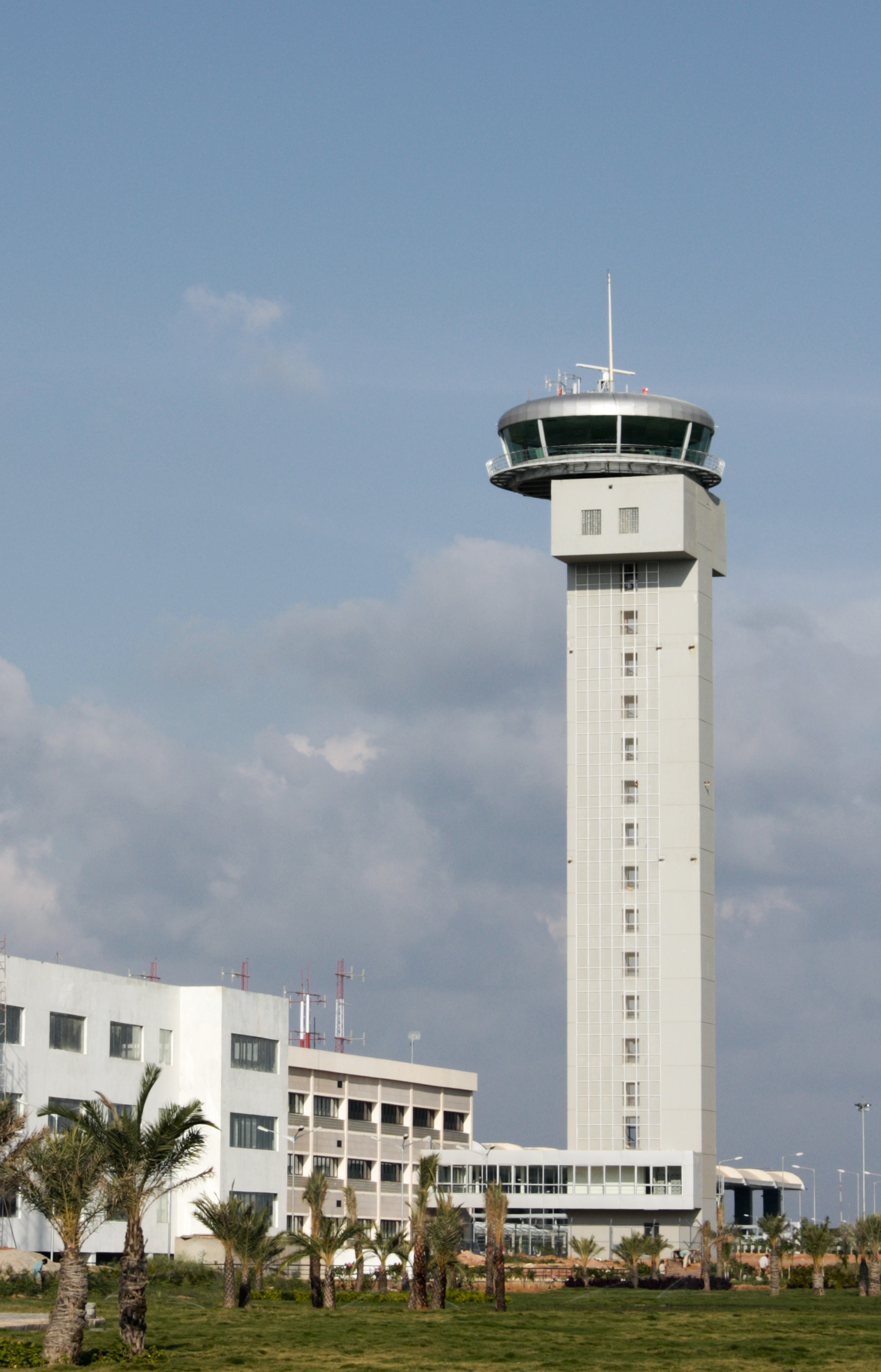 Air traffic control tower photo