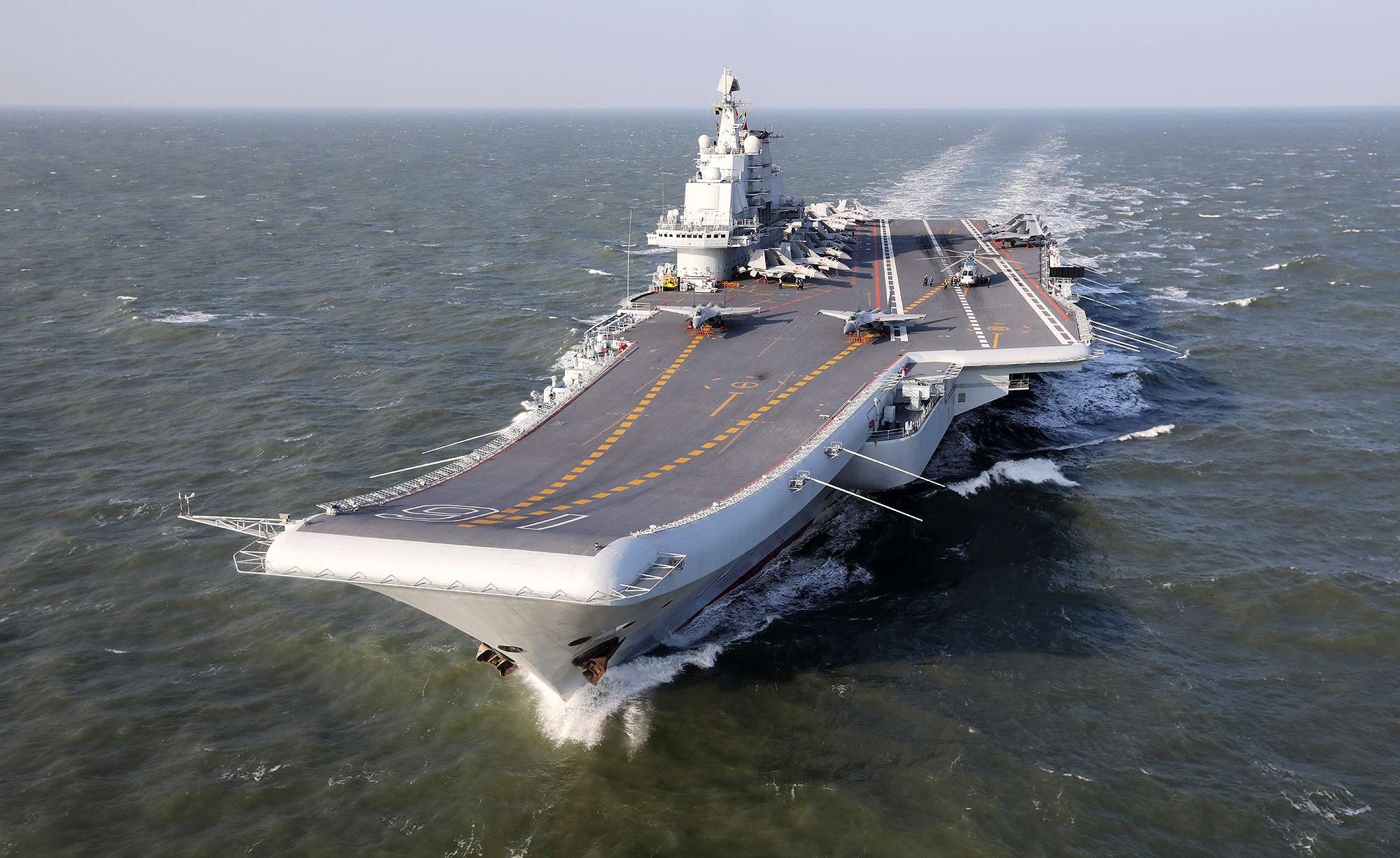 China's Launches Its First Home-Built Clone Of An Aircraft Carrier ...