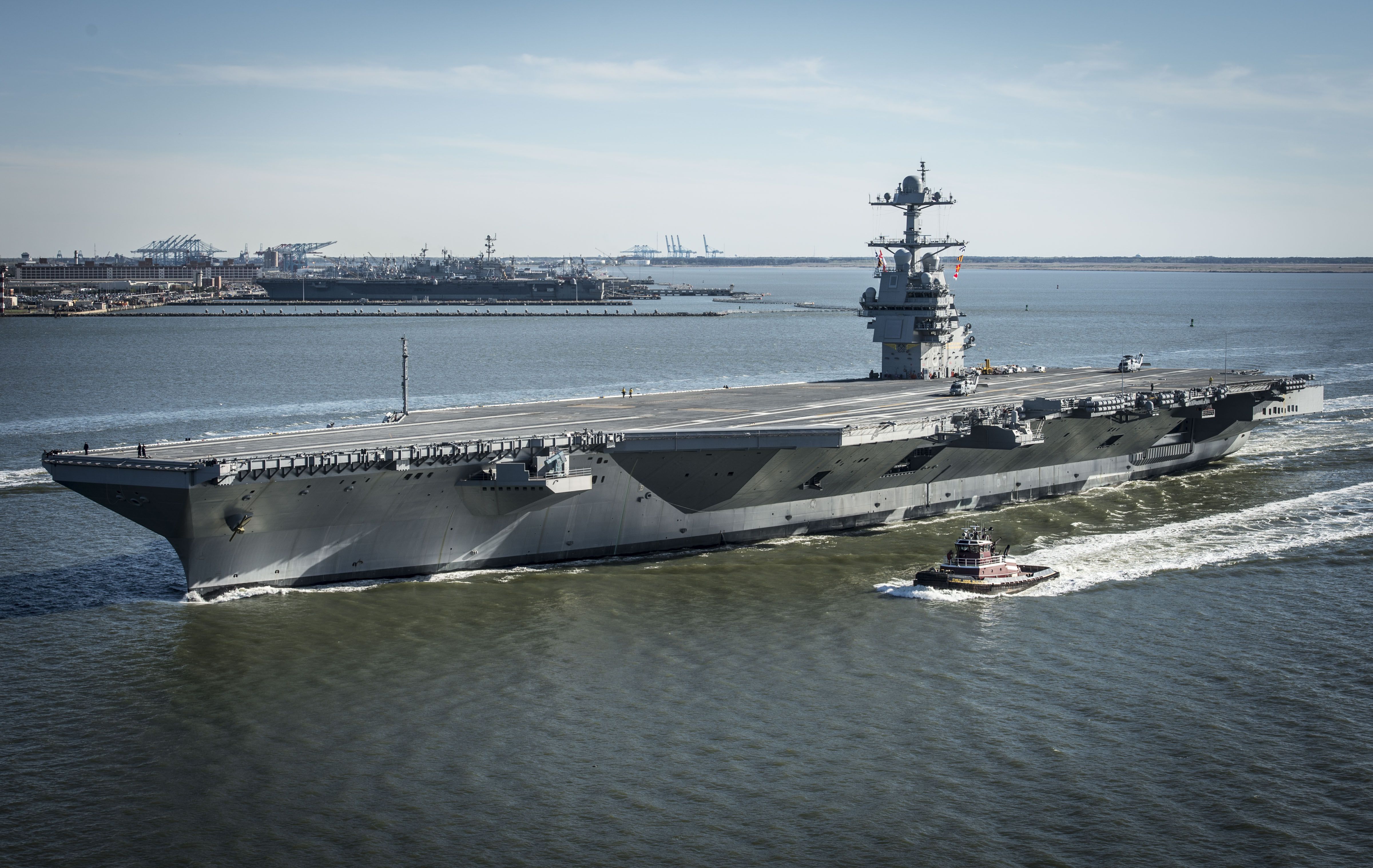 America's Newest Aircraft Carrier Suffers a Breakdown
