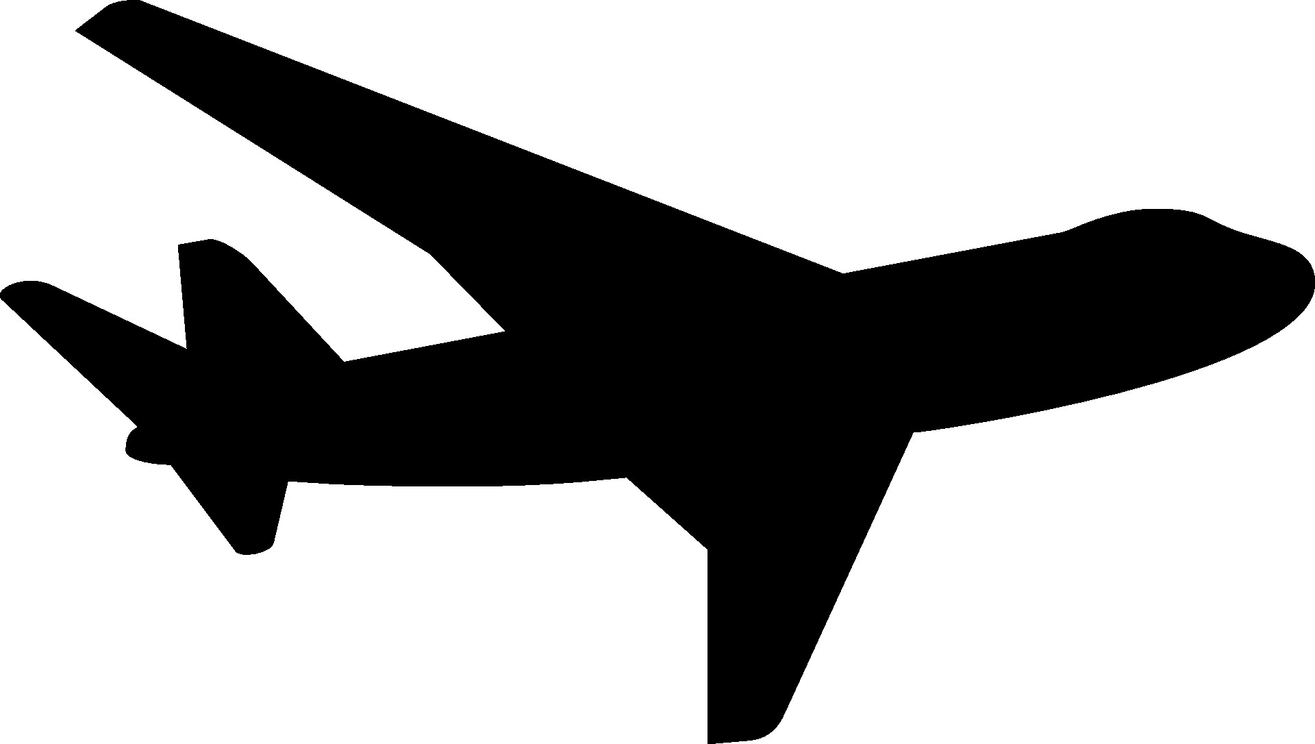 File Airplane Silhouette S Png Wikimedia Commons Outstanding Plane ...
