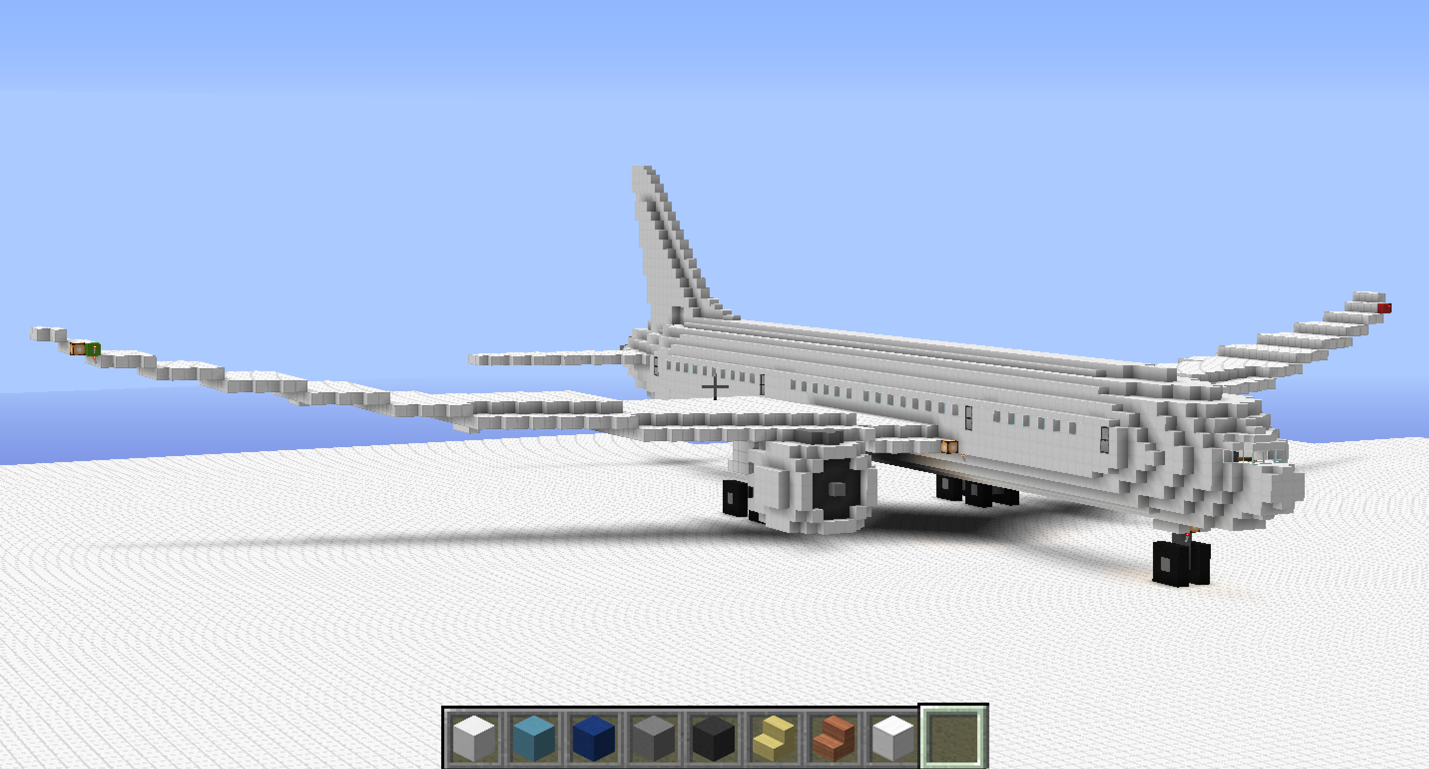 How to build a plane (Demo: 7E7) Minecraft Blog