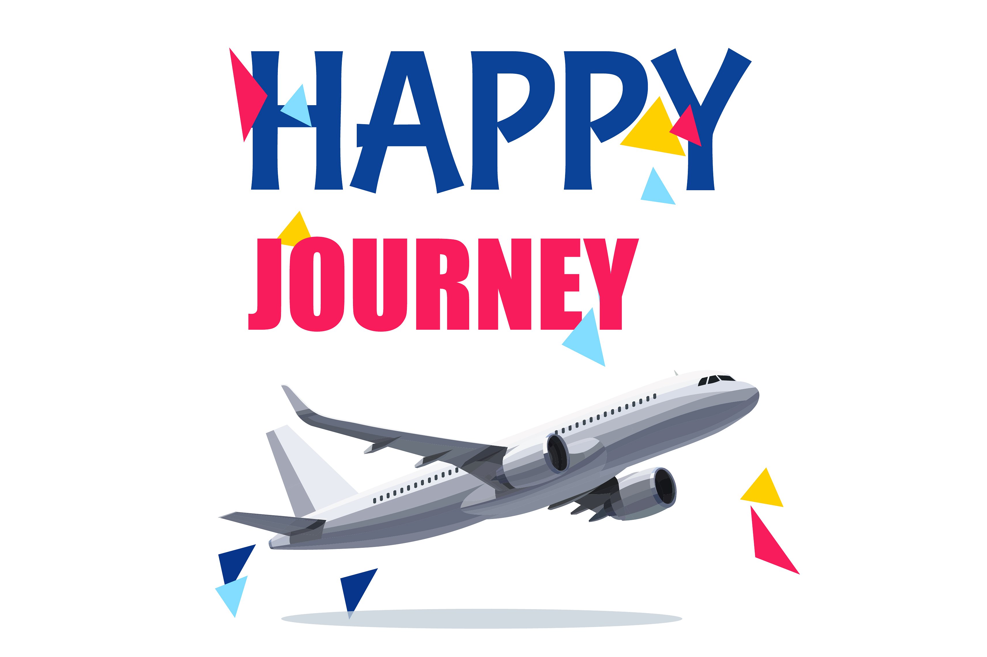 Happy Journey Banner ~ Illustrations ~ Creative Market