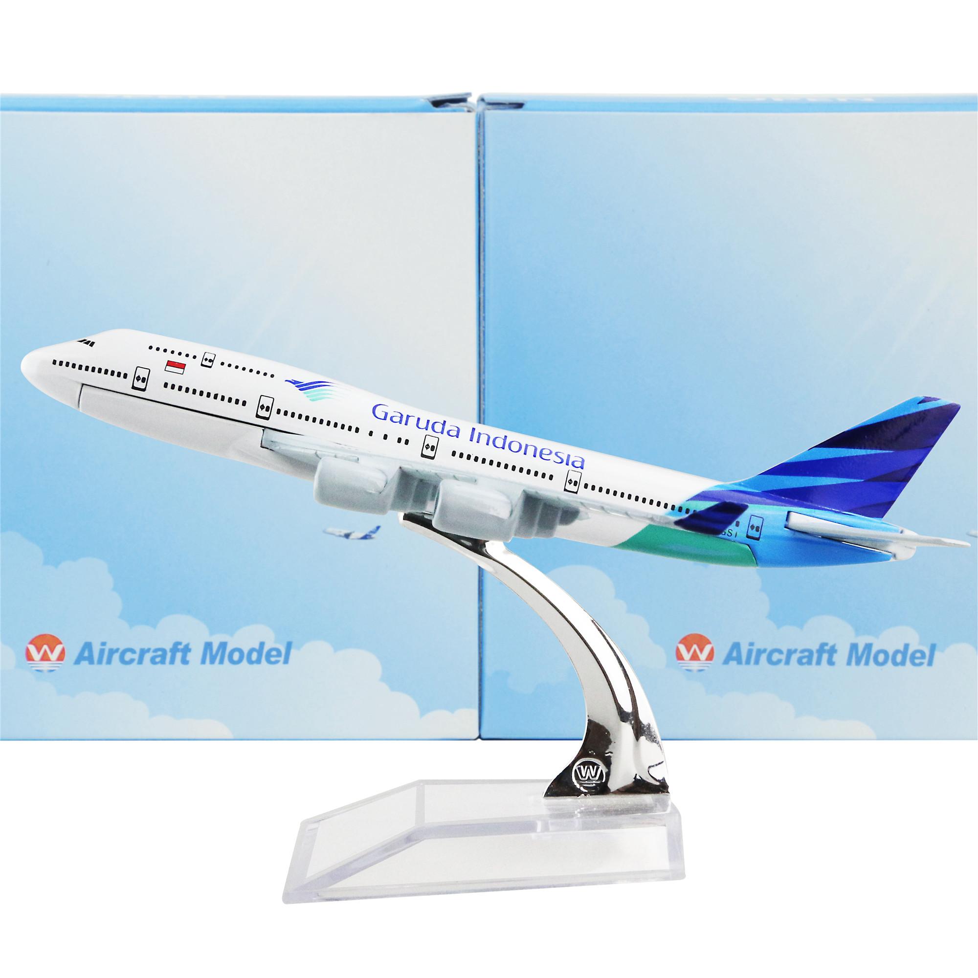 Garuda Indonesia Boeingg 747 16cm Arplane Child Airplane Models Toys ...