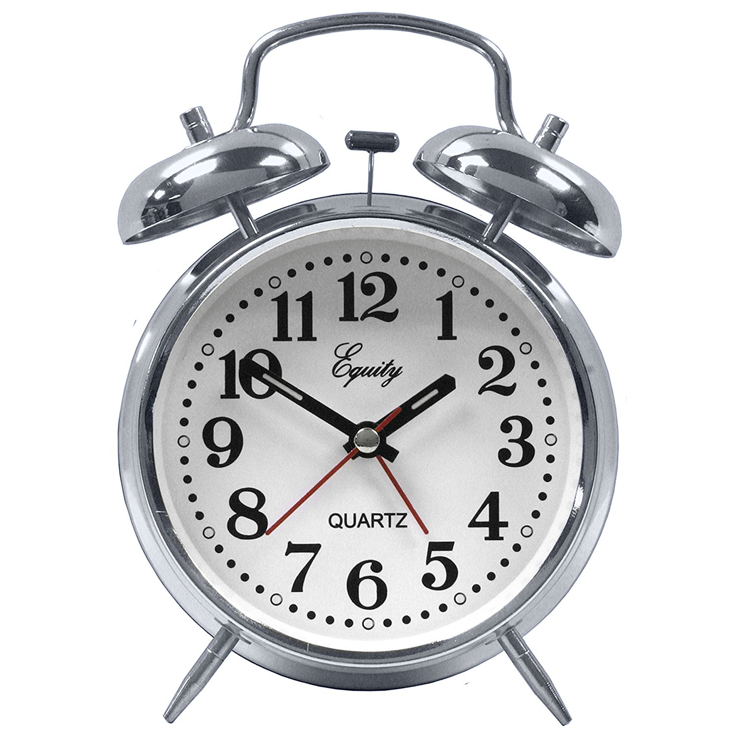 Amazon.com: Equity by La Crosse Analog Twin Bell Alarm Clock: Home ...
