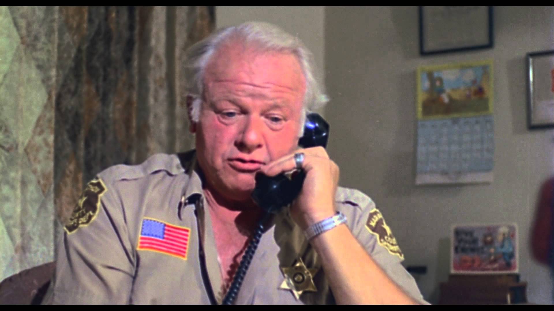 Alan Hale Jr. gives advice as the sheriff in, 